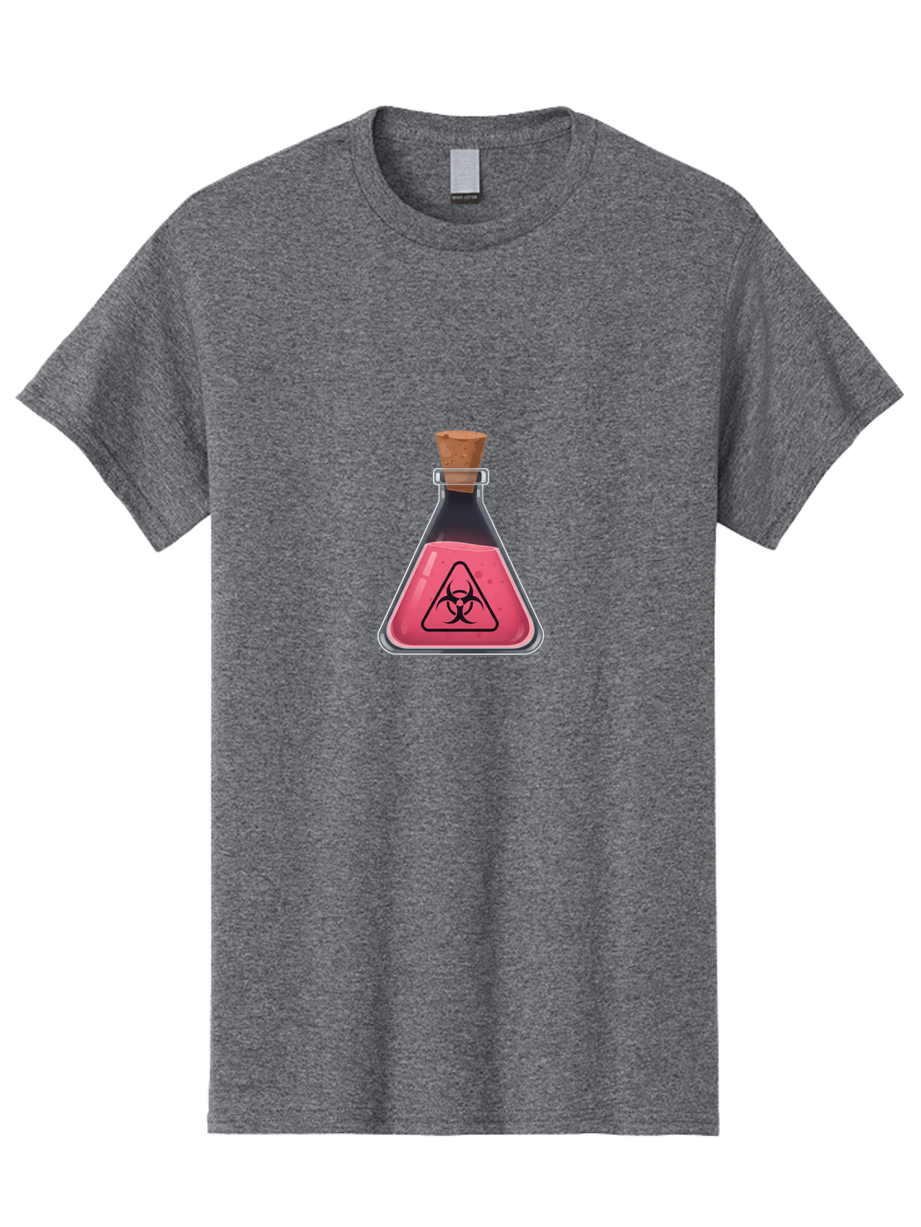 Biohazard-Flask Men'S Graphic Tee, 100% Cotton, Comfortable Casual Summer Wear, Machine Washable, Vintage Camera, Old Camera, Antique Camera, Black Camera, Classic Photography, Photography Equipment, Nostalgic Device, Film Camera, Camera Art Baf696
