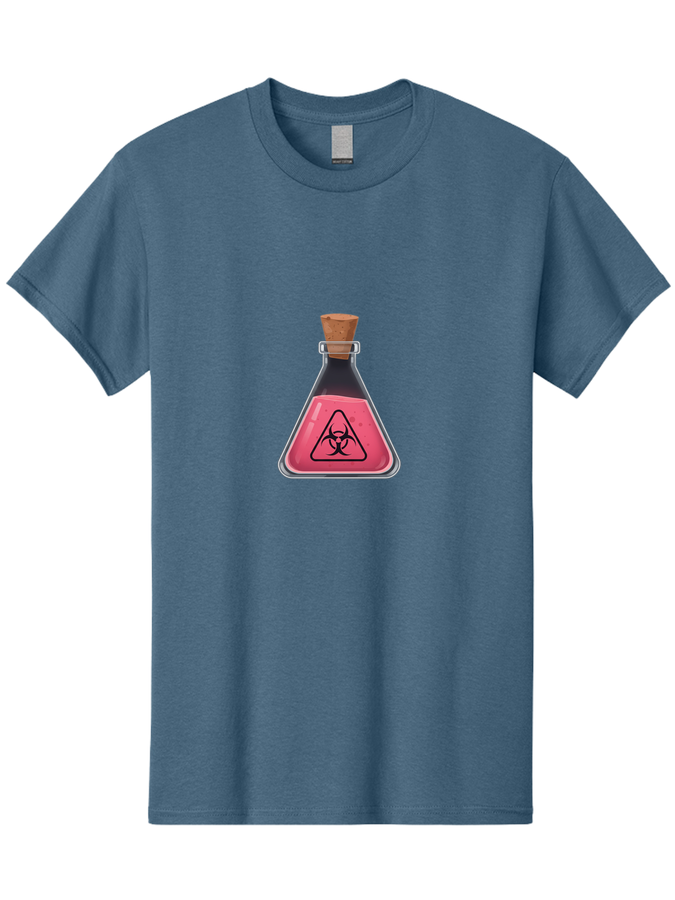 Biohazard-Flask Men'S Graphic Tee, 100% Cotton, Comfortable Casual Summer Wear, Machine Washable, Vintage Camera, Old Camera, Antique Camera, Black Camera, Classic Photography, Photography Equipment, Nostalgic Device, Film Camera, Camera Art Baf696