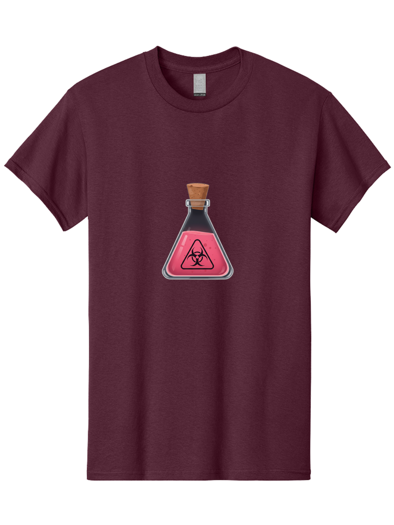 Biohazard-Flask Men'S Graphic Tee, 100% Cotton, Comfortable Casual Summer Wear, Machine Washable, Vintage Camera, Old Camera, Antique Camera, Black Camera, Classic Photography, Photography Equipment, Nostalgic Device, Film Camera, Camera Art Baf696