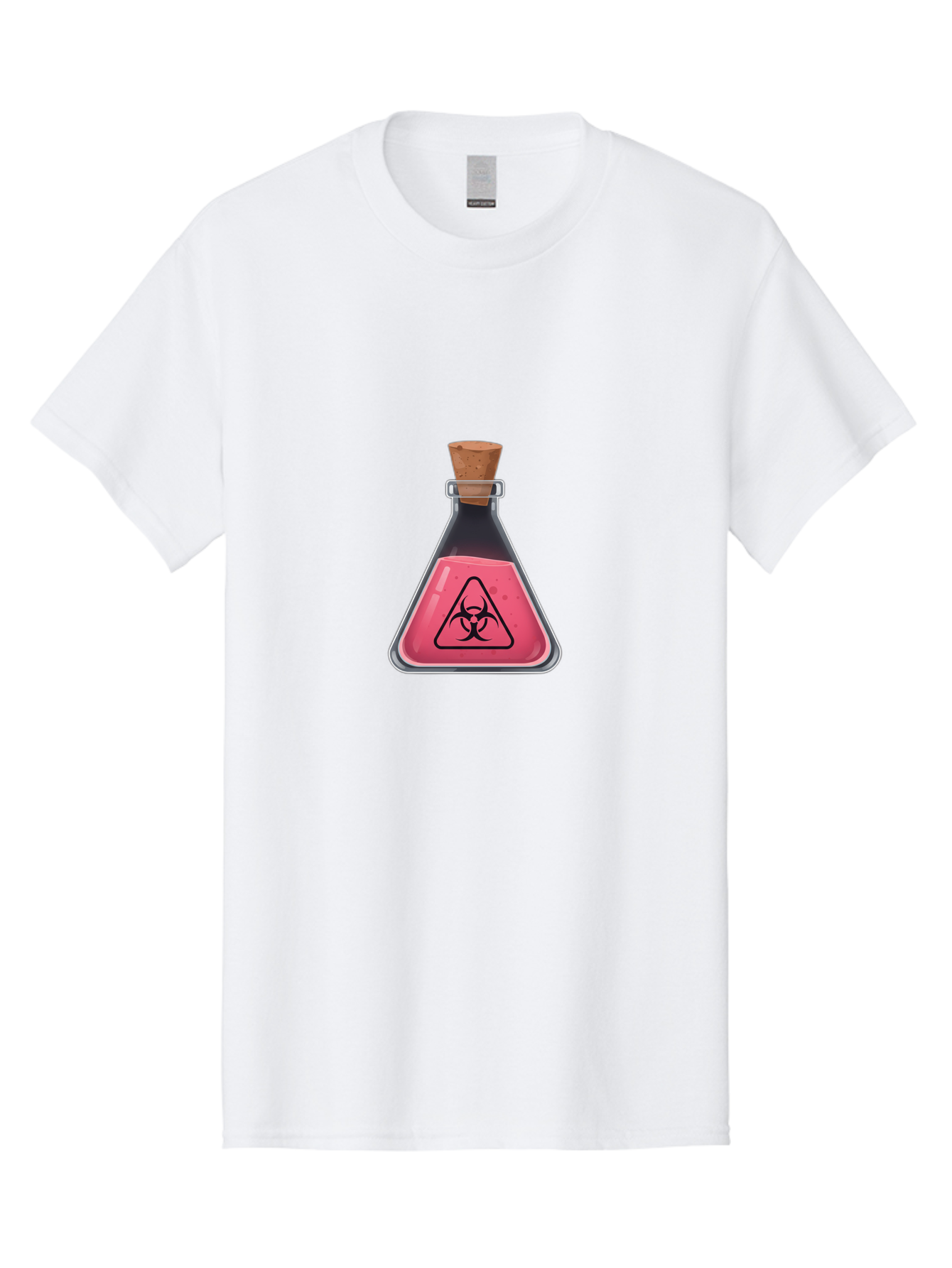 Biohazard-Flask Men'S Graphic Tee, 100% Cotton, Comfortable Casual Summer Wear, Machine Washable, Vintage Camera, Old Camera, Antique Camera, Black Camera, Classic Photography, Photography Equipment, Nostalgic Device, Film Camera, Camera Art Baf696
