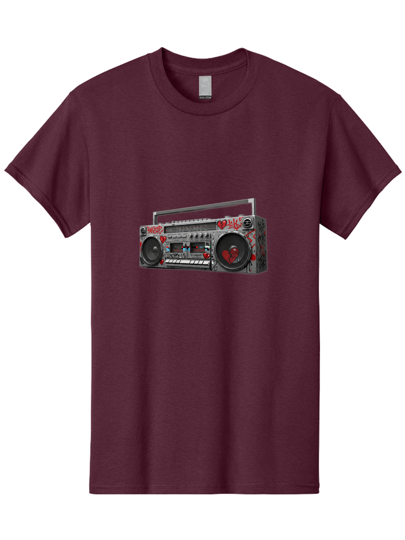 Boombox-3 Men'S Graphic Tee, 100% Cotton, Comfortable Casual Summer Wear, Machine Washable, Vintage Camera, Old Camera, Antique Camera, Black Camera, Classic Photography, Photography Equipment, Nostalgic Device, Film Camera, Camera Art Baf700