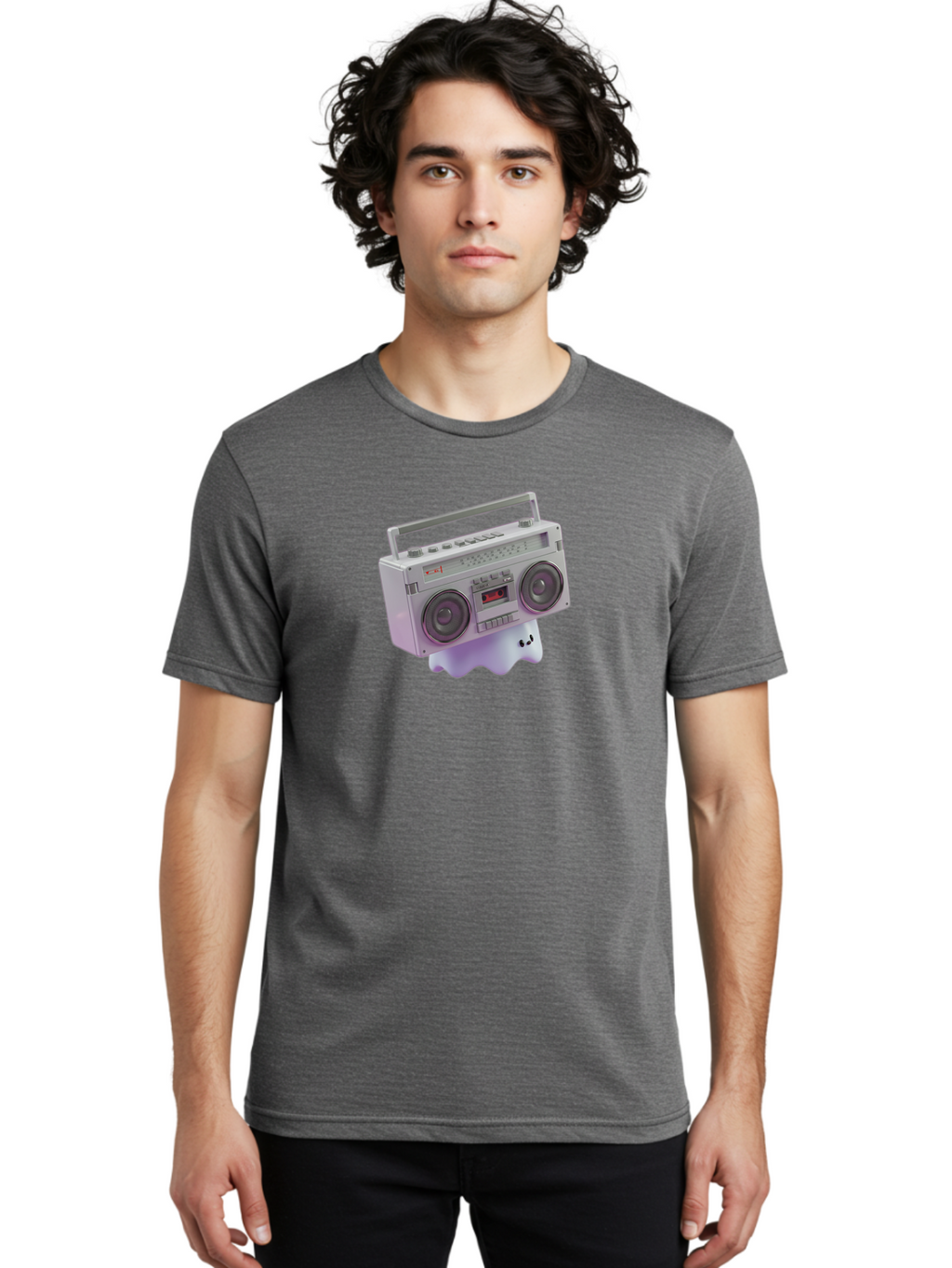 Boombox Men'S Graphic Tee, 100% Cotton, Comfortable Casual Summer Wear, Machine Washable, Vintage Camera, Old Camera, Antique Camera, Black Camera, Classic Photography, Photography Equipment, Nostalgic Device, Film Camera, Camera Art Baf704