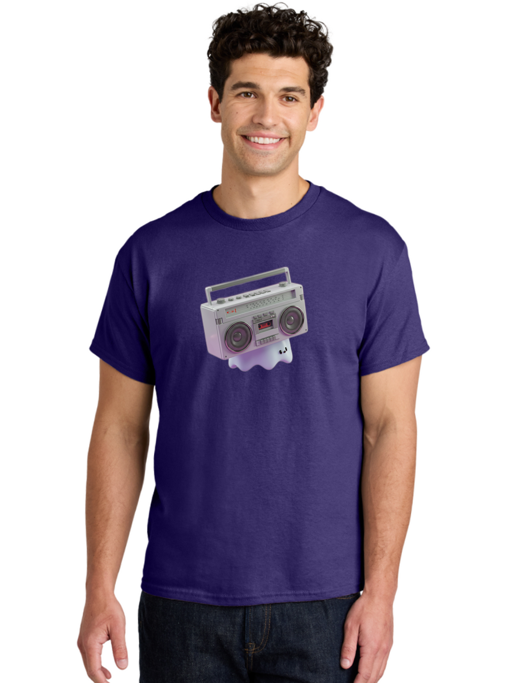 Boombox Men'S Graphic Tee, 100% Cotton, Comfortable Casual Summer Wear, Machine Washable, Vintage Camera, Old Camera, Antique Camera, Black Camera, Classic Photography, Photography Equipment, Nostalgic Device, Film Camera, Camera Art Baf704