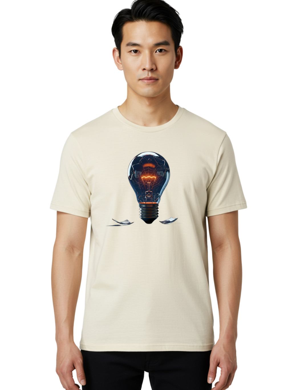 Broken-Bulb Men'S Graphic Tee, 100% Cotton, Comfortable Casual Summer Wear, Machine Washable, Vintage Camera, Old Camera, Antique Camera, Black Camera, Classic Photography, Photography Equipment, Nostalgic Device, Film Camera, Camera Art Baf705
