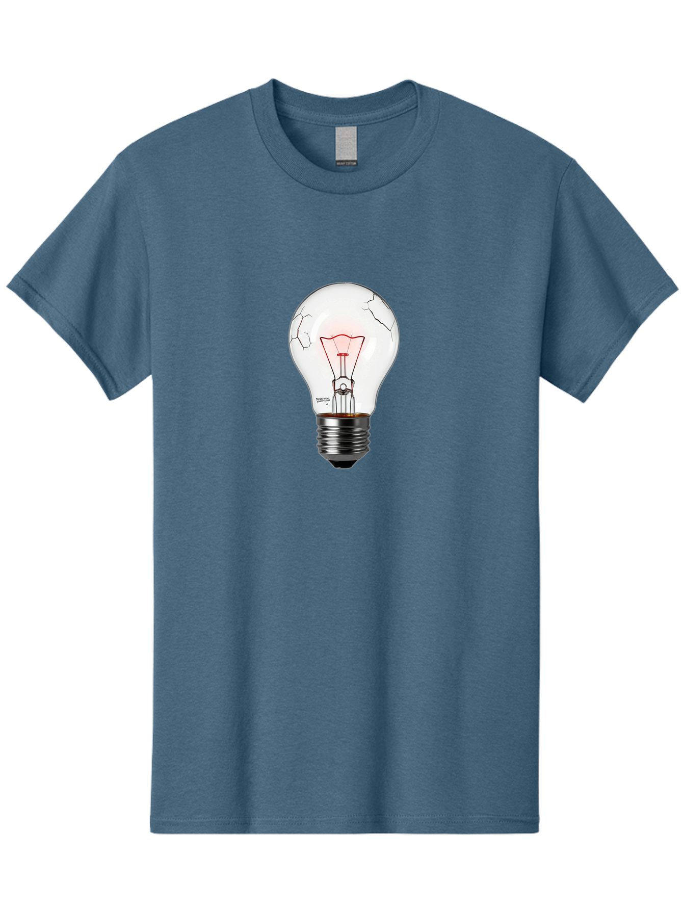 Broken-Light-Bulb-1 Men'S Graphic Tee, 100% Cotton, Comfortable Casual Summer Wear, Machine Washable, Vintage Camera, Old Camera, Antique Camera, Black Camera, Classic Photography, Photography Equipment, Nostalgic Device, Film Camera, Baf707