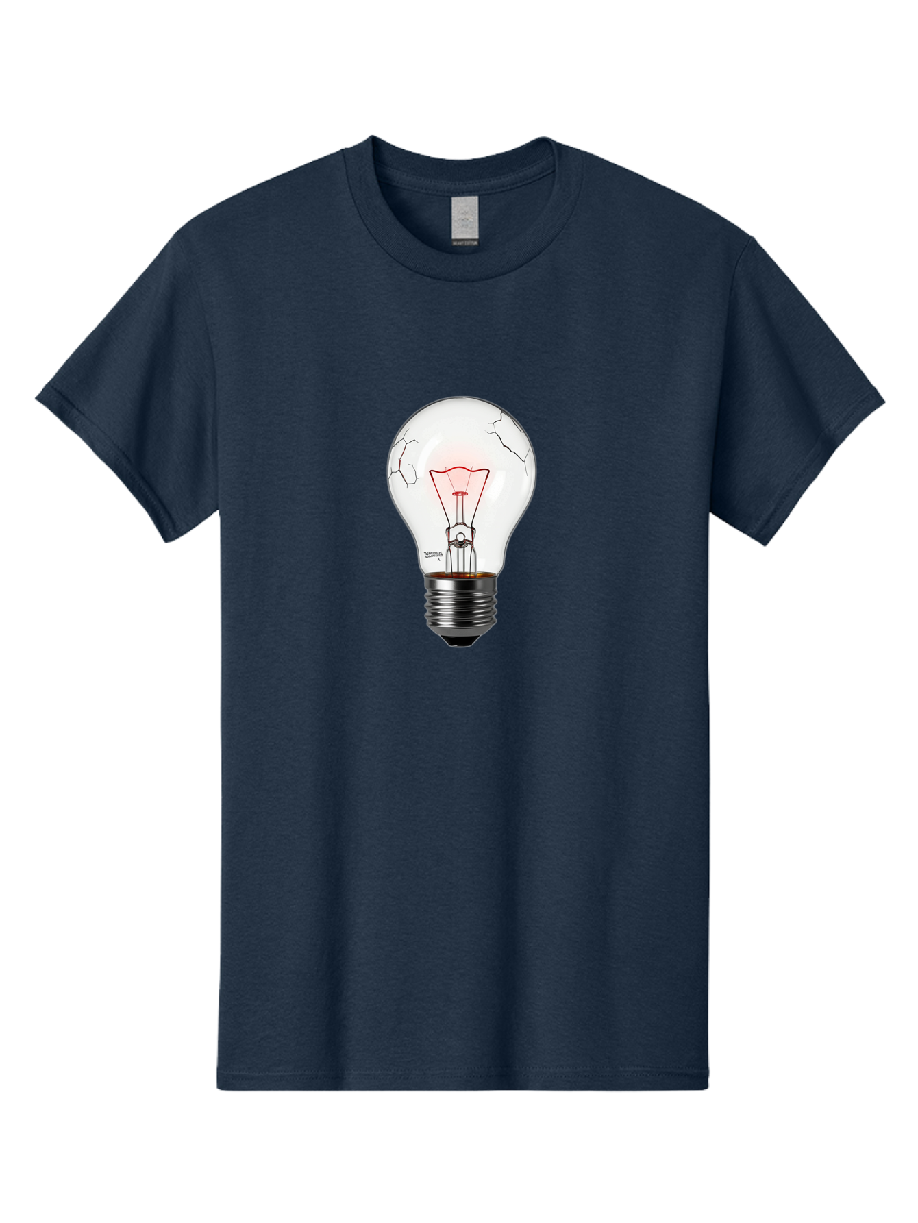 Broken-Light-Bulb-1 Men'S Graphic Tee, 100% Cotton, Comfortable Casual Summer Wear, Machine Washable, Vintage Camera, Old Camera, Antique Camera, Black Camera, Classic Photography, Photography Equipment, Nostalgic Device, Film Camera, Baf707