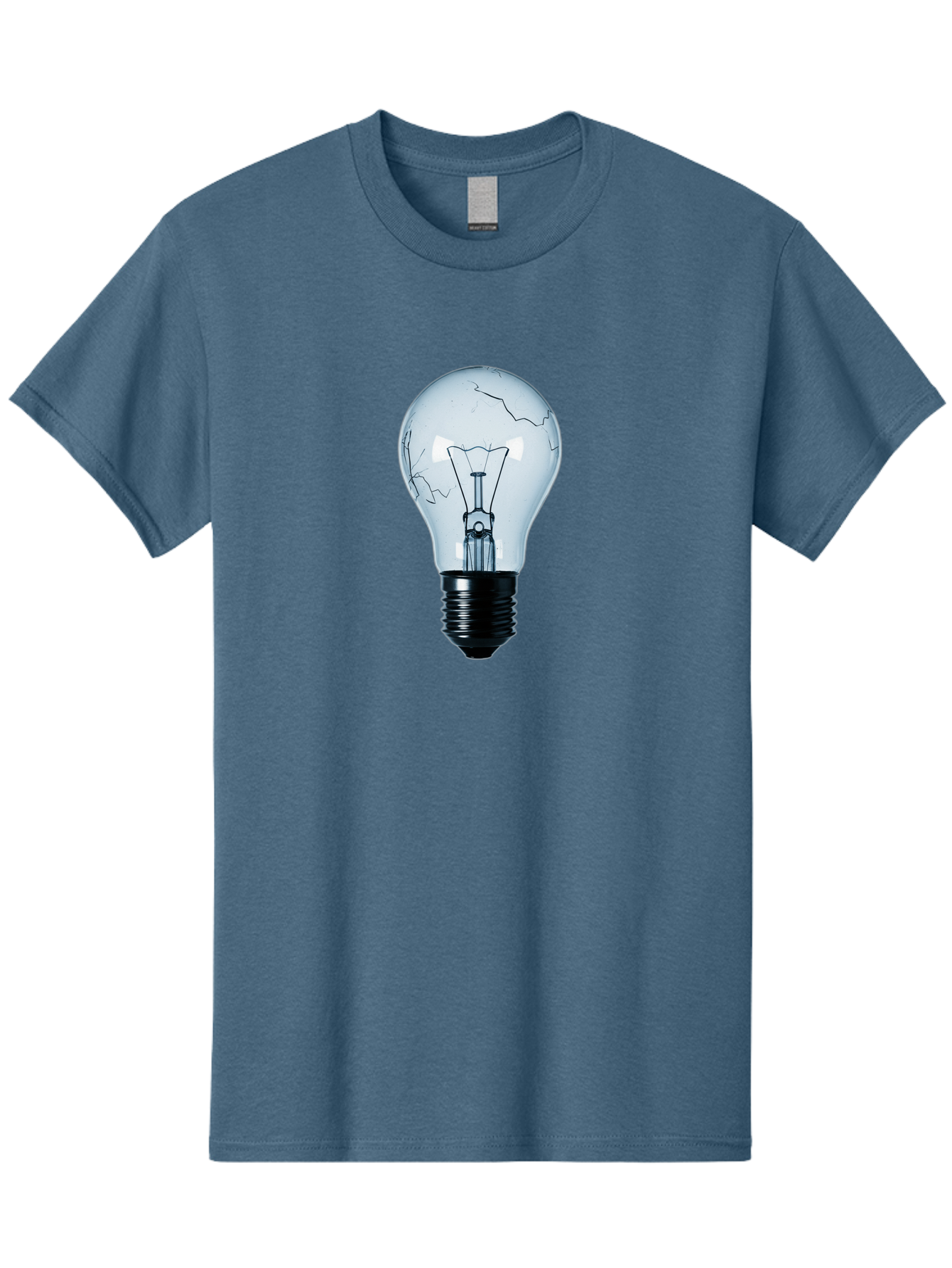 Broken-Light-Bulb-3 Men'S Graphic Tee, 100% Cotton, Comfortable Casual Summer Wear, Machine Washable, Vintage Camera, Old Camera, Antique Camera, Black Camera, Classic Photography, Photography Equipment, Nostalgic Device, Film Camera, Baf709