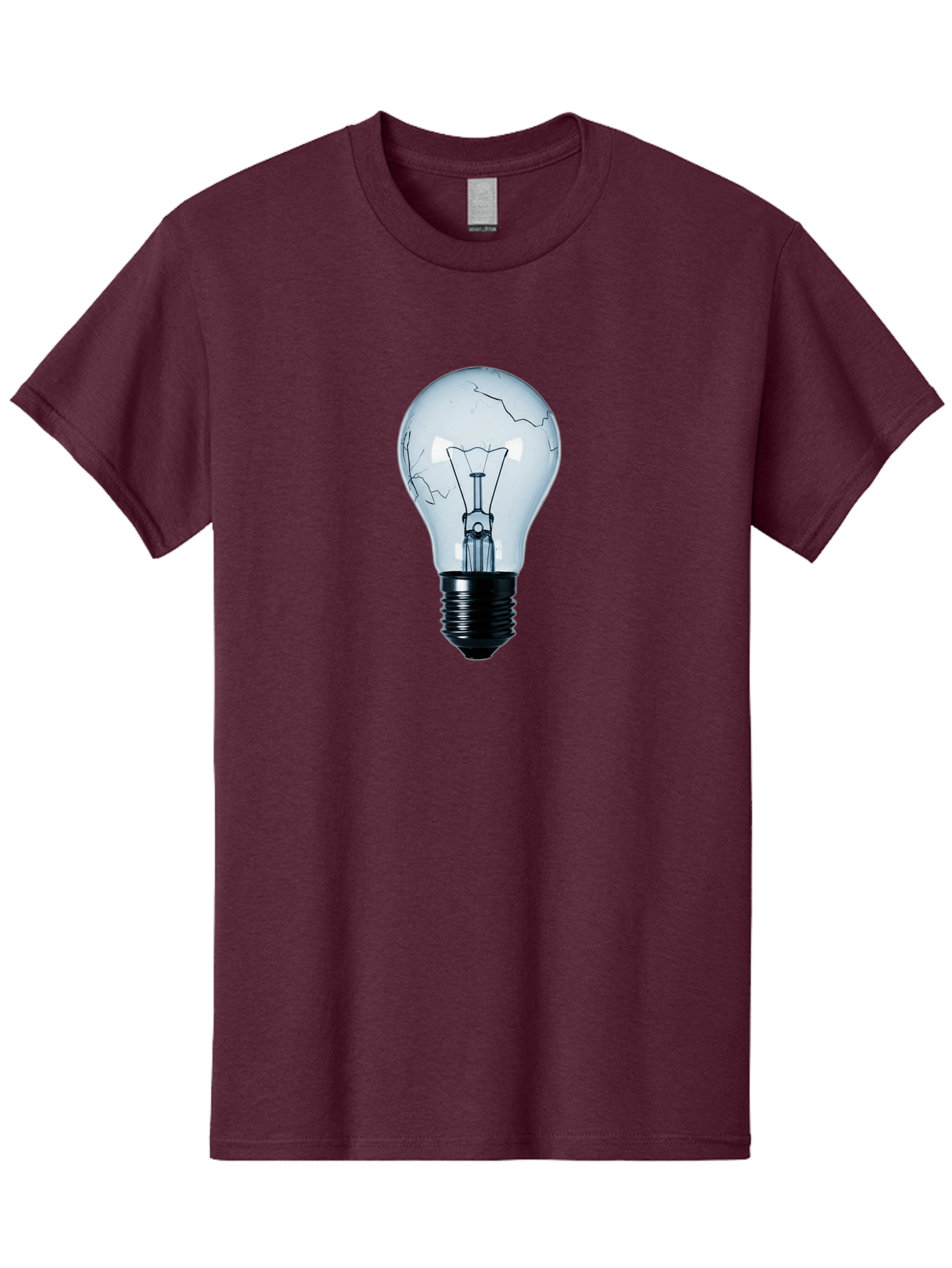 Broken-Light-Bulb-3 Men'S Graphic Tee, 100% Cotton, Comfortable Casual Summer Wear, Machine Washable, Vintage Camera, Old Camera, Antique Camera, Black Camera, Classic Photography, Photography Equipment, Nostalgic Device, Film Camera, Baf709