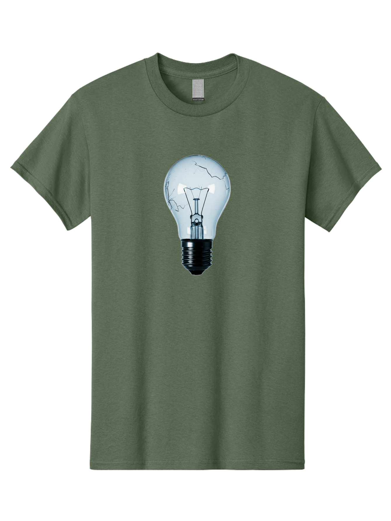 Broken-Light-Bulb-3 Men'S Graphic Tee, 100% Cotton, Comfortable Casual Summer Wear, Machine Washable, Vintage Camera, Old Camera, Antique Camera, Black Camera, Classic Photography, Photography Equipment, Nostalgic Device, Film Camera, Baf709