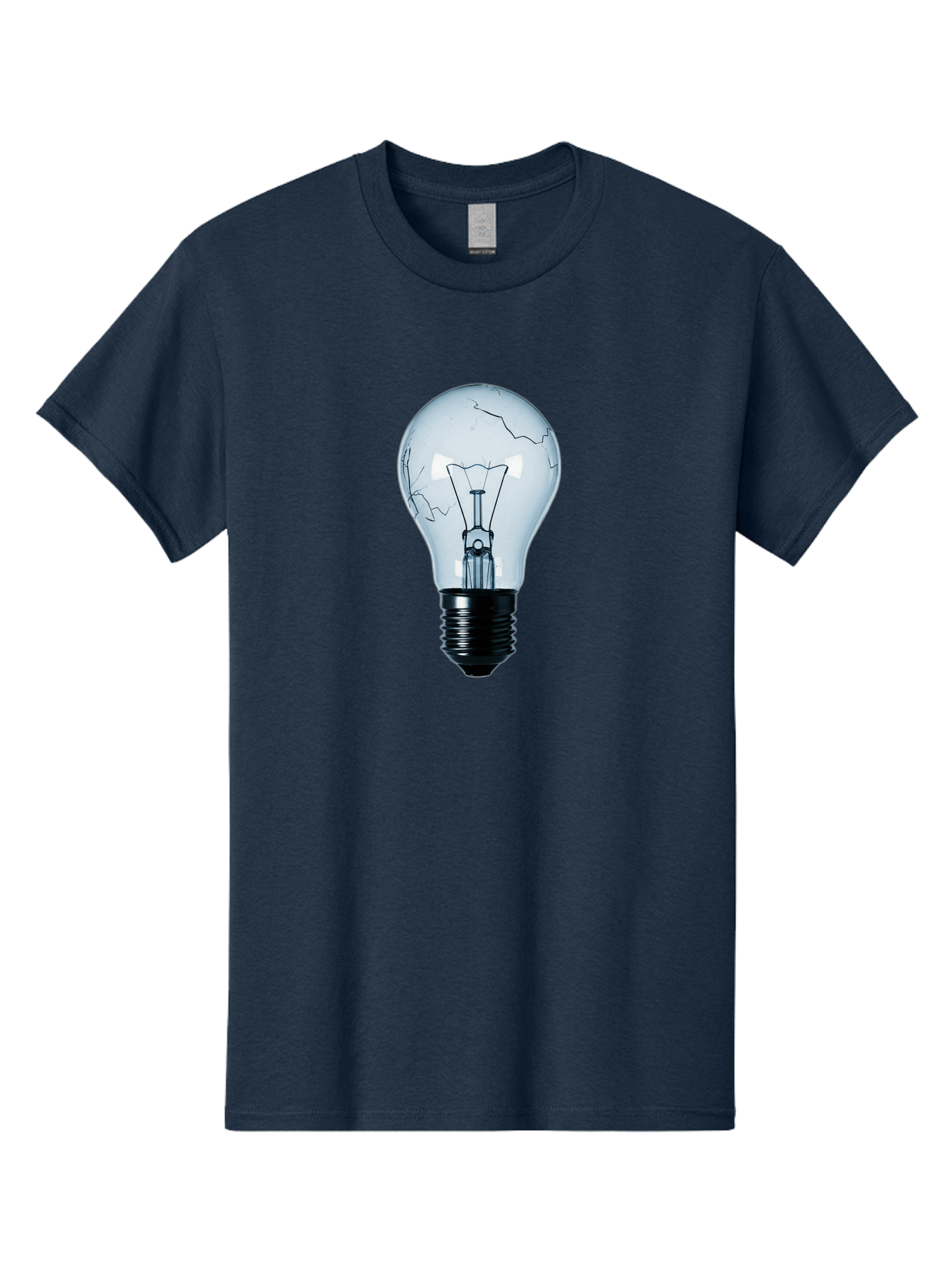Broken-Light-Bulb-3 Men'S Graphic Tee, 100% Cotton, Comfortable Casual Summer Wear, Machine Washable, Vintage Camera, Old Camera, Antique Camera, Black Camera, Classic Photography, Photography Equipment, Nostalgic Device, Film Camera, Baf709