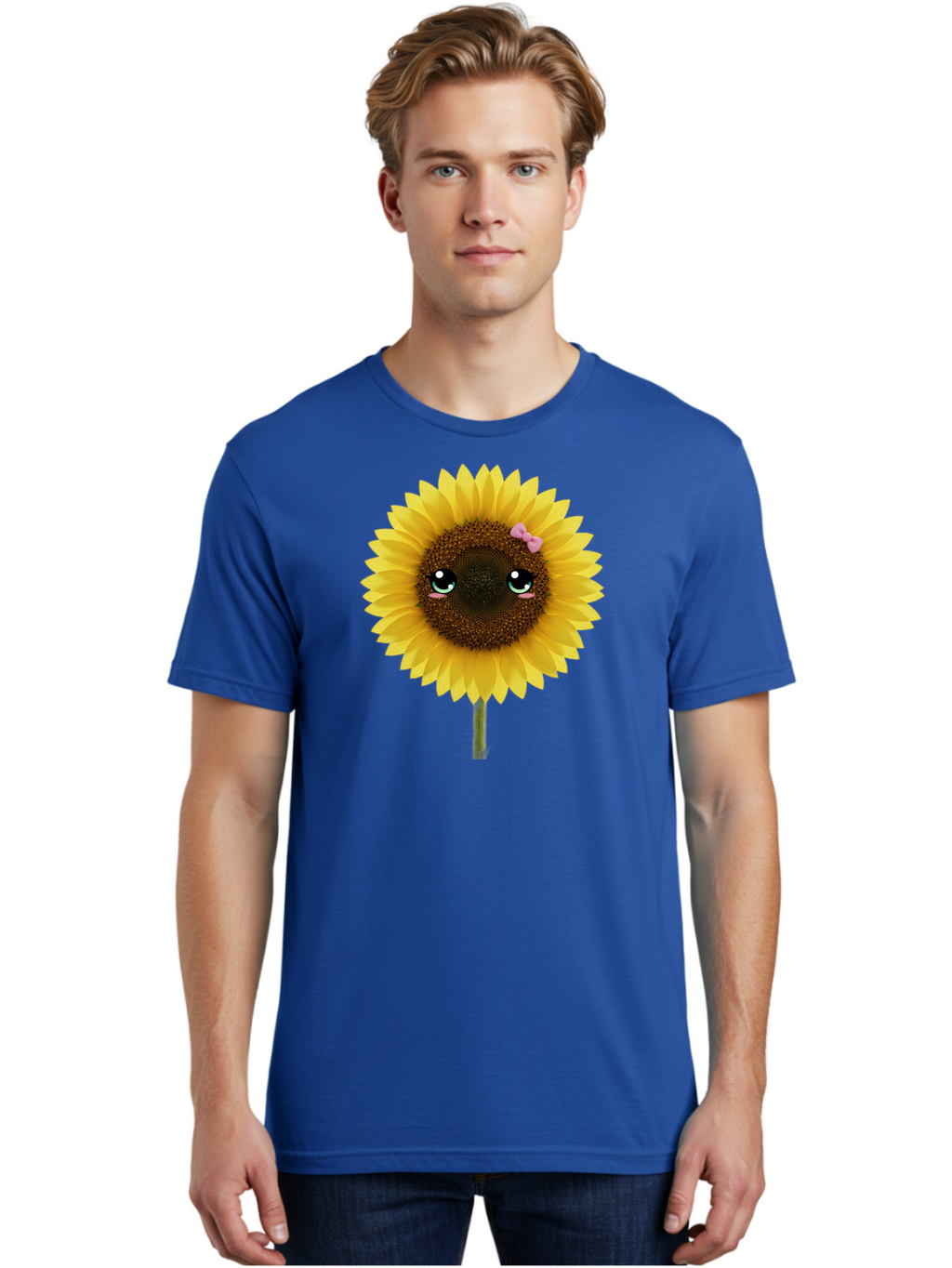 Cartoon-Sunflower Men'S Graphic Tee, 100% Cotton, Comfortable Casual Summer Wear, Machine Washable, Vintage Camera, Old Camera, Antique Camera, Black Camera, Classic Photography, Photography Equipment, Nostalgic Device, Film Camera, Camera Art Baf711