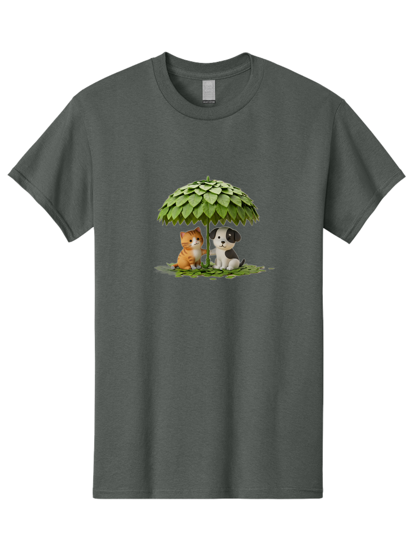 Cat-And-Dog-Under-Parasol Men'S Graphic Tee, 100% Cotton, Comfortable Casual Summer Wear, Machine Washable, Vintage Camera, Old Camera, Antique Camera, Black Camera, Classic Photography, Photography Equipment, Nostalgic Device, Film Camera, Baf713