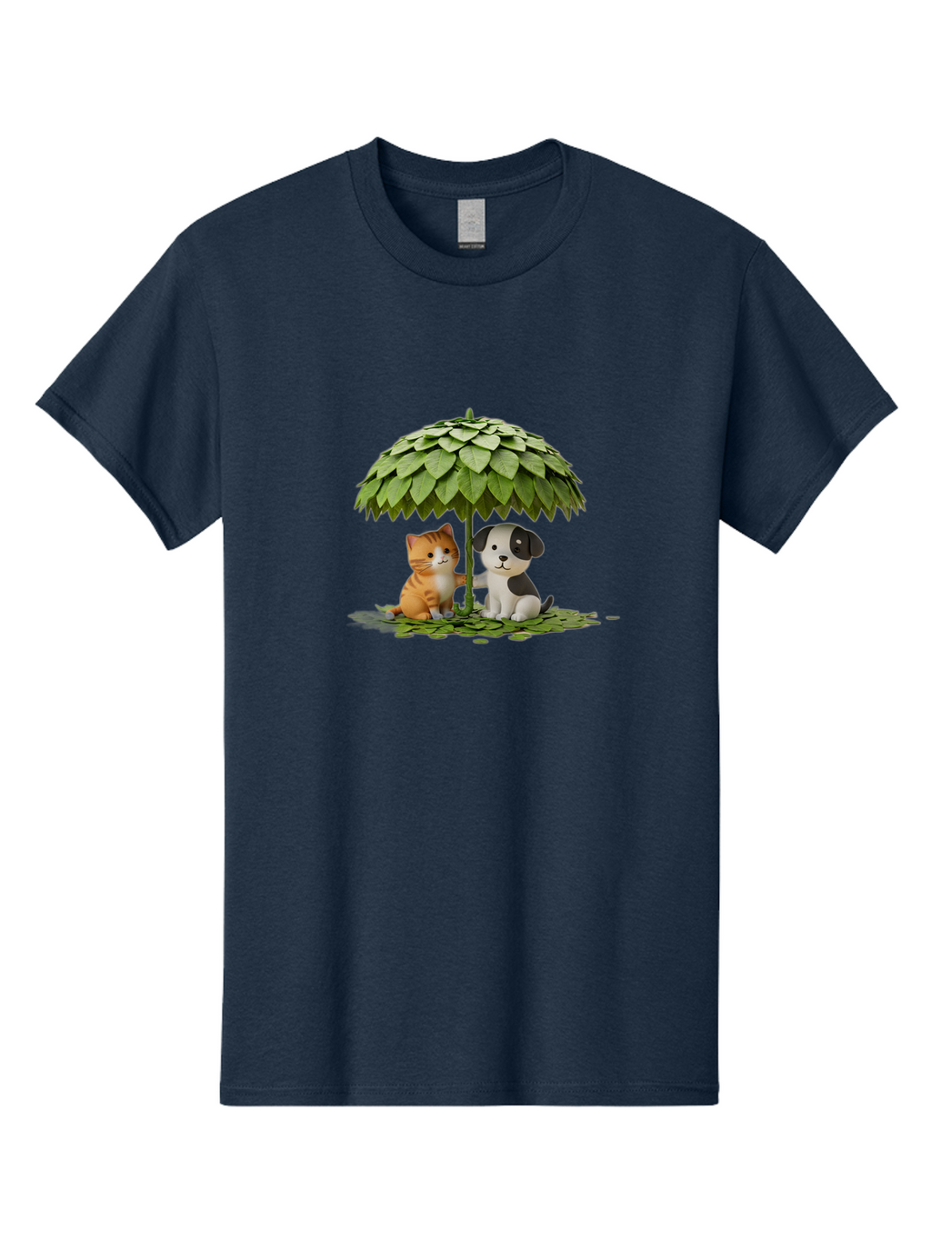 Cat-And-Dog-Under-Parasol Men'S Graphic Tee, 100% Cotton, Comfortable Casual Summer Wear, Machine Washable, Vintage Camera, Old Camera, Antique Camera, Black Camera, Classic Photography, Photography Equipment, Nostalgic Device, Film Camera, Baf713
