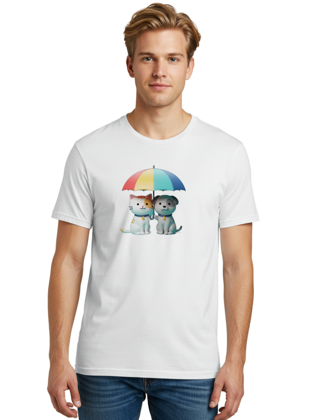 Cat-And-Dog Men'S Graphic Tee, 100% Cotton, Comfortable Casual Summer Wear, Machine Washable, Vintage Camera, Old Camera, Antique Camera, Black Camera, Classic Photography, Photography Equipment, Nostalgic Device, Film Camera, Camera Art Baf723