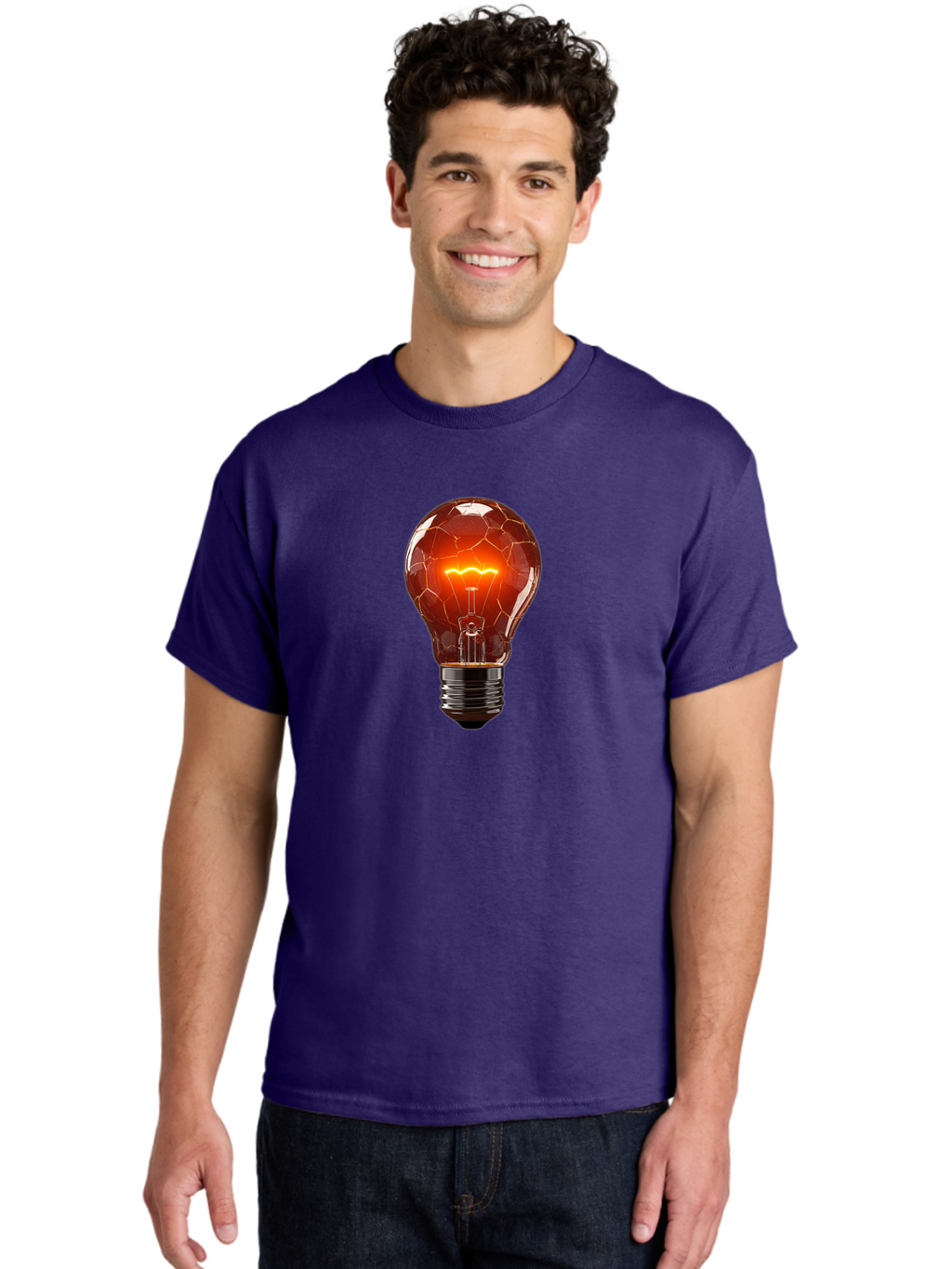 Cracked-Bulb Men'S Graphic Tee, 100% Cotton, Comfortable Casual Summer Wear, Machine Washable, Vintage Camera, Old Camera, Antique Camera, Black Camera, Classic Photography, Photography Equipment, Nostalgic Device, Film Camera, Camera Art Baf730