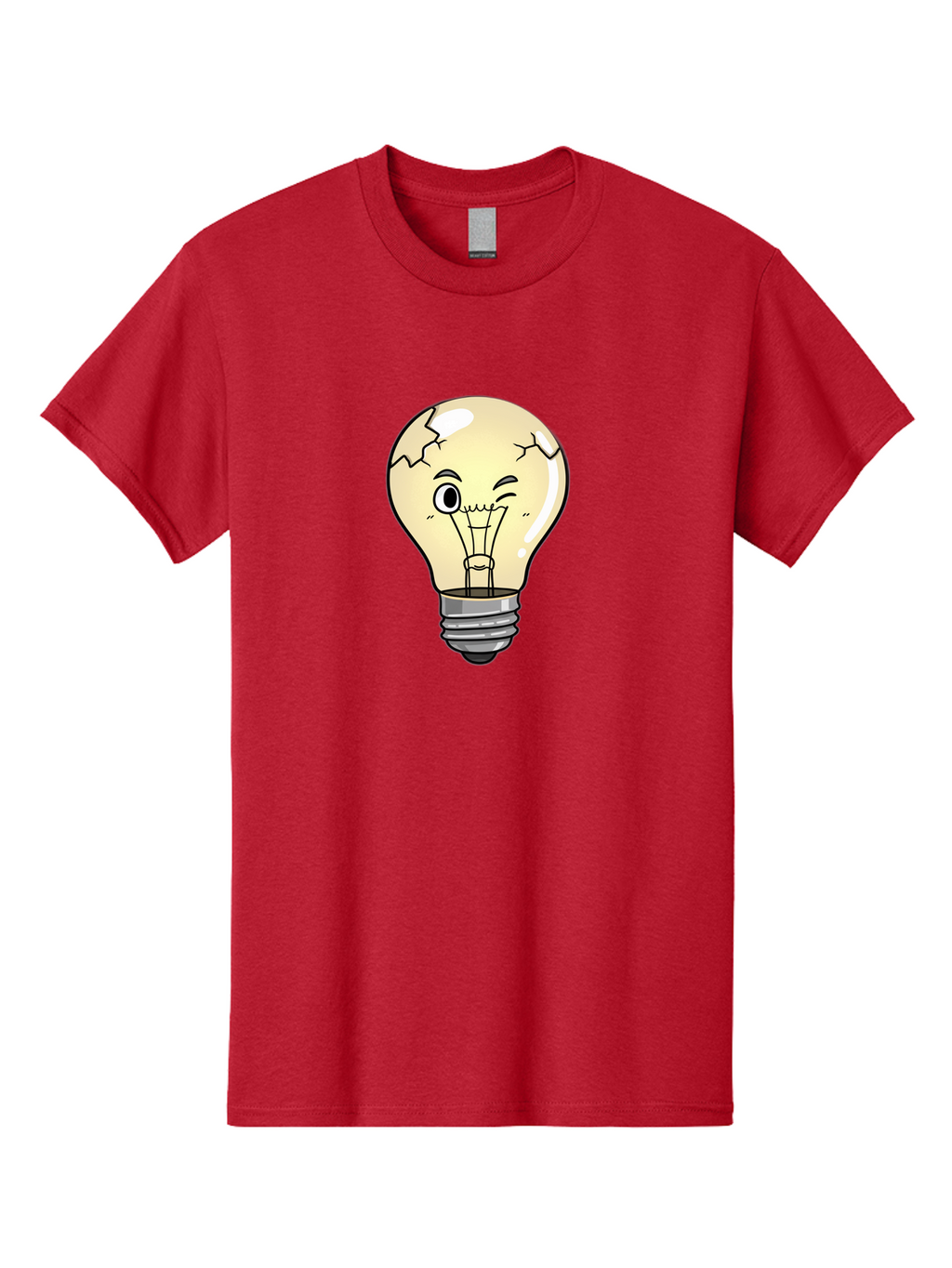 Cracked-Light-Bulb-14 Men'S Graphic Tee, 100% Cotton, Comfortable Casual Summer Wear, Machine Washable, Vintage Camera, Old Camera, Antique Camera, Black Camera, Classic Photography, Photography Equipment, Nostalgic Device, Film Camera, Baf736