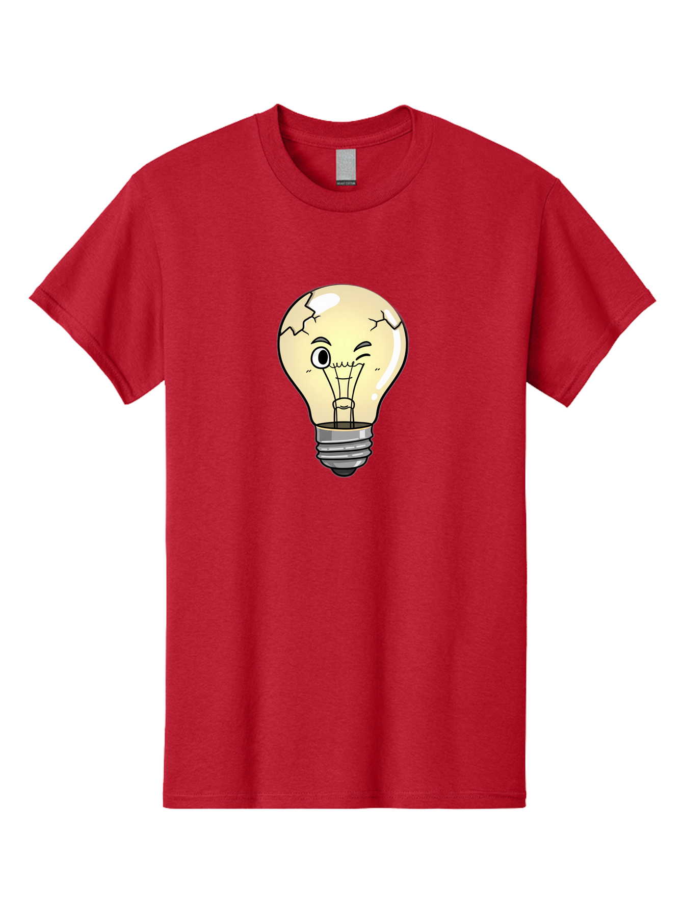Cracked-Light-Bulb-14 Men'S Graphic Tee, 100% Cotton, Comfortable Casual Summer Wear, Machine Washable, Vintage Camera, Old Camera, Antique Camera, Black Camera, Classic Photography, Photography Equipment, Nostalgic Device, Film Camera, Baf736