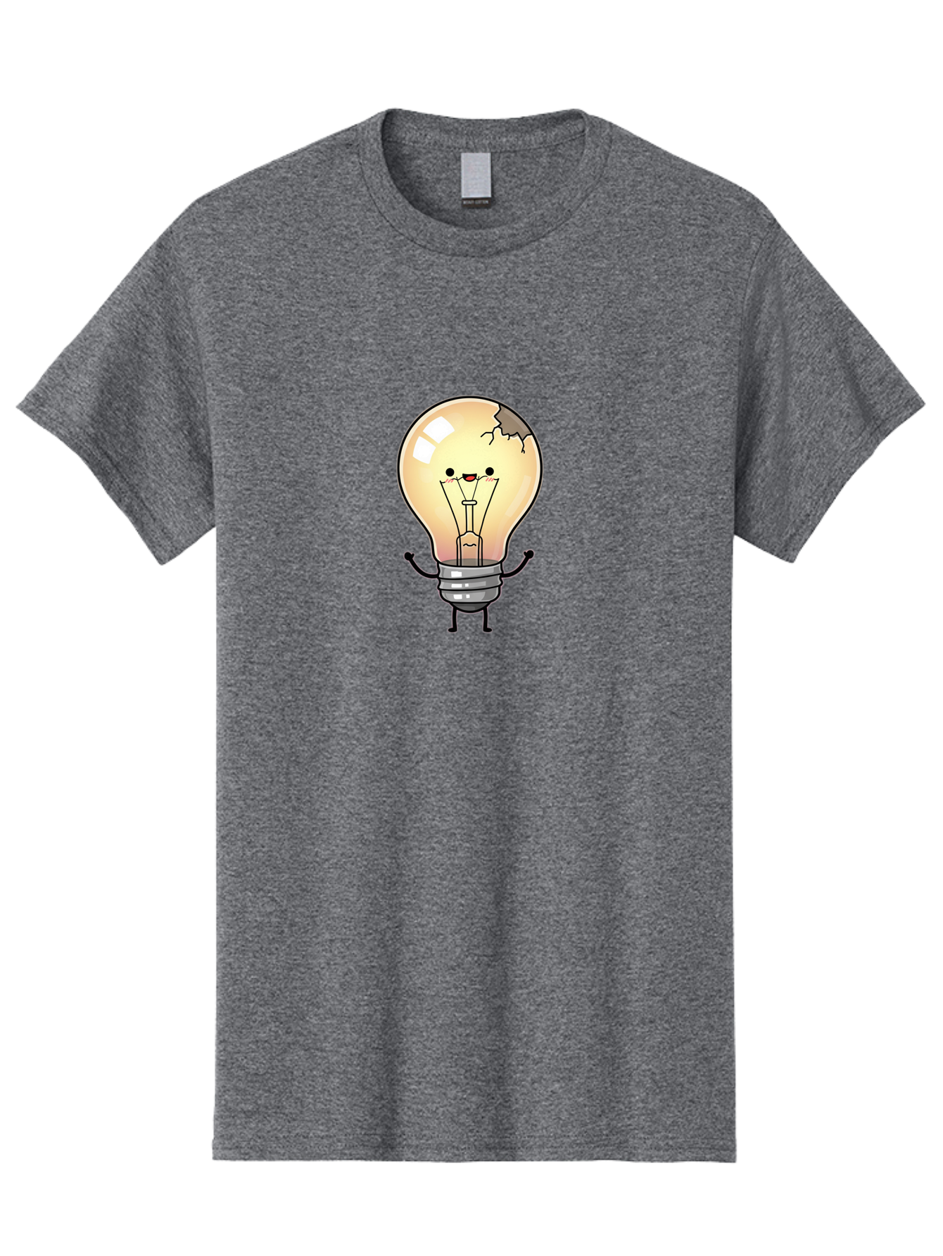 Cracked-Light-Bulb-16 Men'S Graphic Tee, 100% Cotton, Comfortable Casual Summer Wear, Machine Washable, Vintage Camera, Old Camera, Antique Camera, Black Camera, Classic Photography, Photography Equipment, Nostalgic Device, Film Camera, Baf738