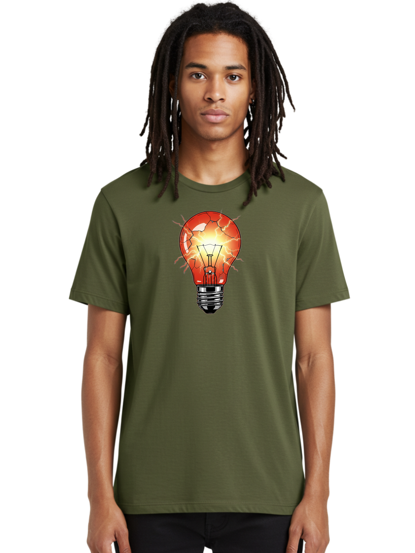 Cracked-Light-Bulb-17 Men'S Graphic Tee, 100% Cotton, Comfortable Casual Summer Wear, Machine Washable, Vintage Camera, Old Camera, Antique Camera, Black Camera, Classic Photography, Photography Equipment, Nostalgic Device, Film Camera, Baf739