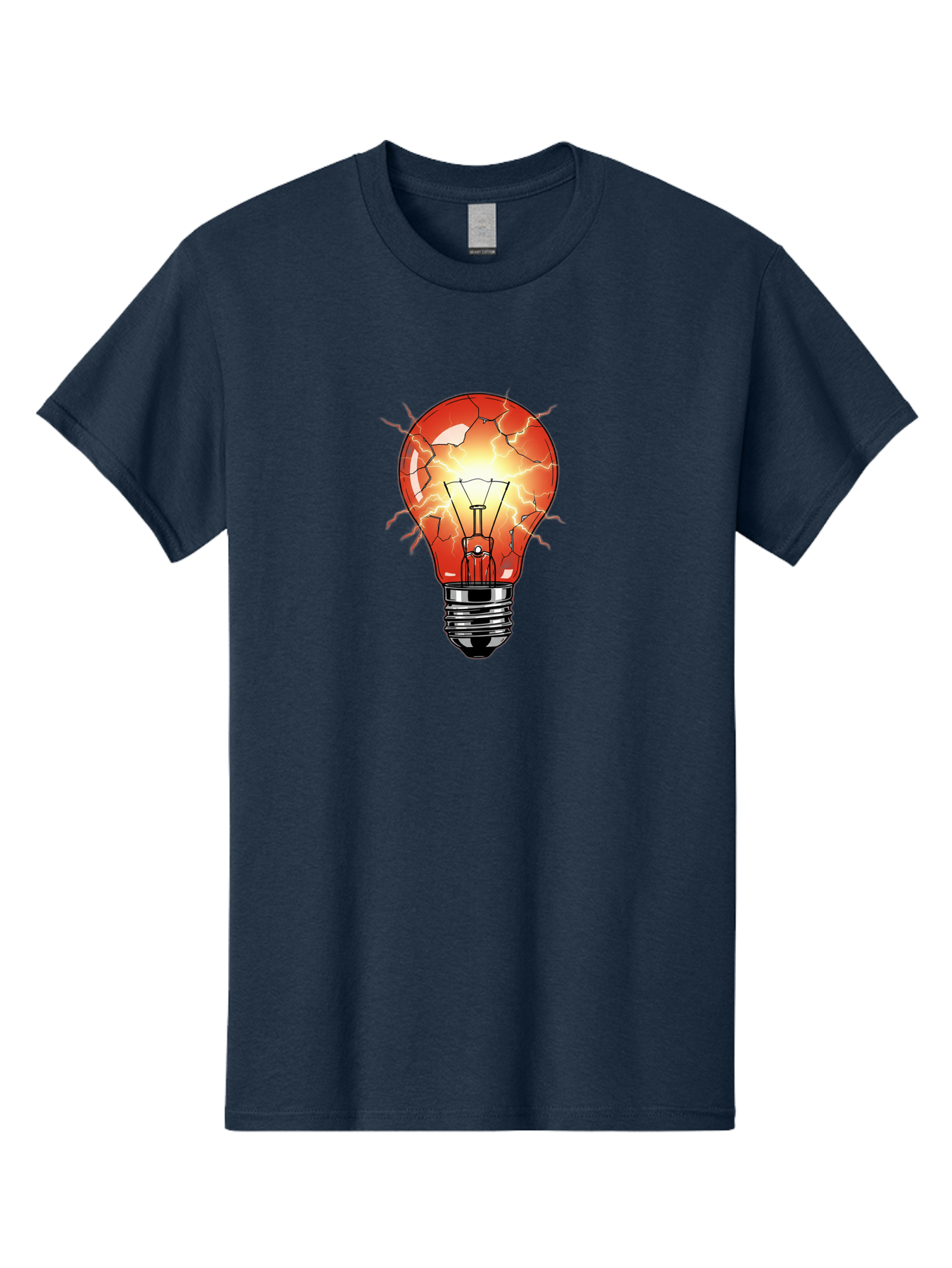 Cracked-Light-Bulb-17 Men'S Graphic Tee, 100% Cotton, Comfortable Casual Summer Wear, Machine Washable, Vintage Camera, Old Camera, Antique Camera, Black Camera, Classic Photography, Photography Equipment, Nostalgic Device, Film Camera, Baf739