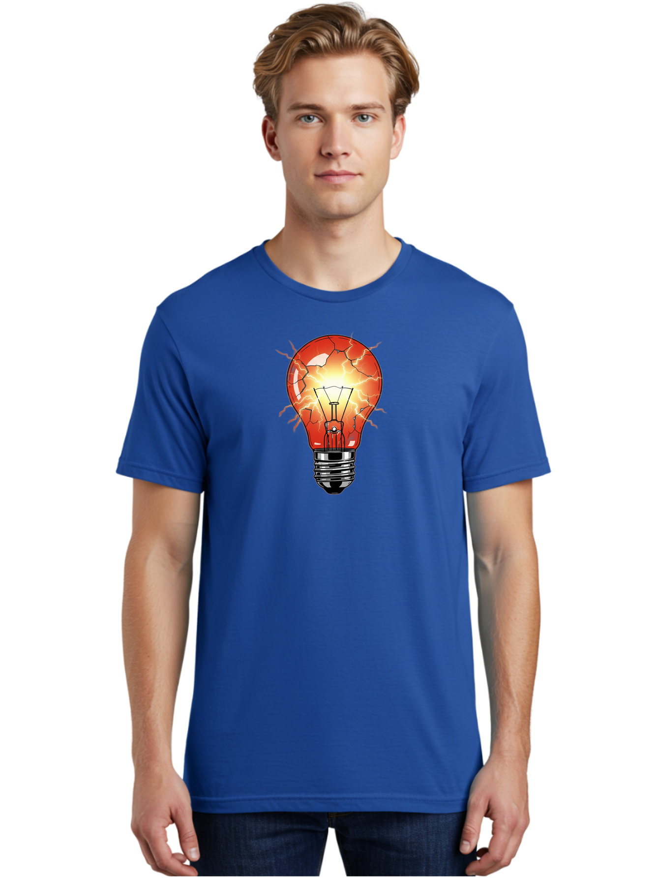Cracked-Light-Bulb-17 Men'S Graphic Tee, 100% Cotton, Comfortable Casual Summer Wear, Machine Washable, Vintage Camera, Old Camera, Antique Camera, Black Camera, Classic Photography, Photography Equipment, Nostalgic Device, Film Camera, Baf739