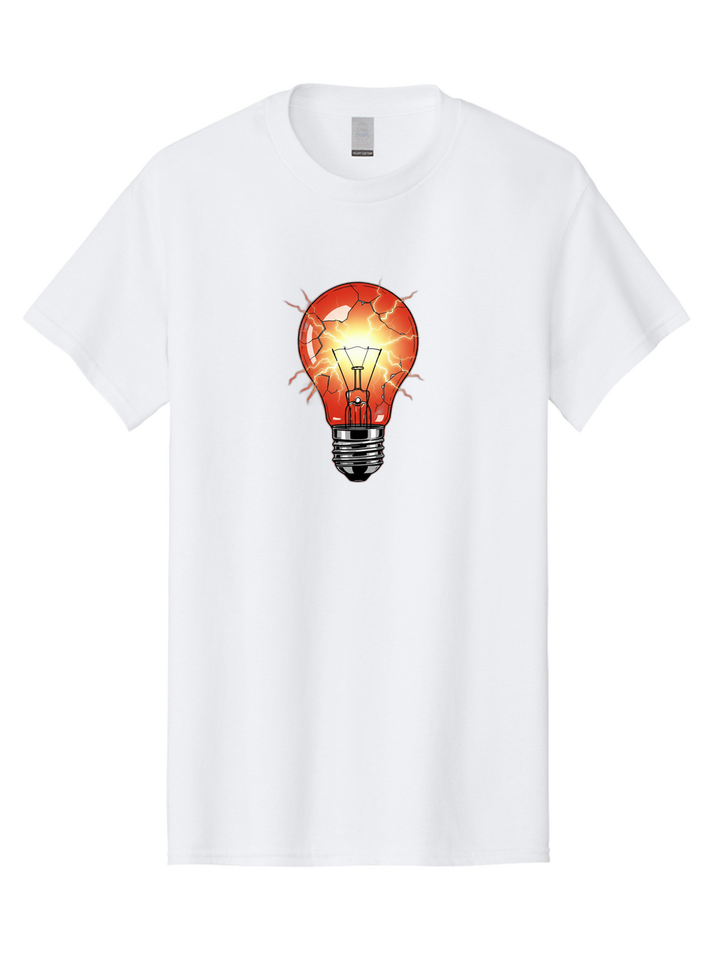 Cracked-Light-Bulb-17 Men'S Graphic Tee, 100% Cotton, Comfortable Casual Summer Wear, Machine Washable, Vintage Camera, Old Camera, Antique Camera, Black Camera, Classic Photography, Photography Equipment, Nostalgic Device, Film Camera, Baf739