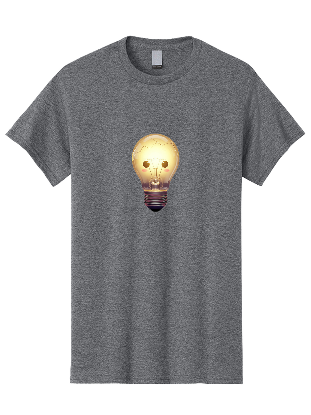 Cracked-Light-Bulb-5 Men'S Graphic Tee, 100% Cotton, Comfortable Casual Summer Wear, Machine Washable, Vintage Camera, Old Camera, Antique Camera, Black Camera, Classic Photography, Photography Equipment, Nostalgic Device, Film Camera, Baf745