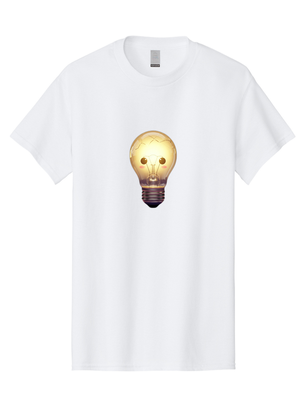 Cracked-Light-Bulb-5 Men'S Graphic Tee, 100% Cotton, Comfortable Casual Summer Wear, Machine Washable, Vintage Camera, Old Camera, Antique Camera, Black Camera, Classic Photography, Photography Equipment, Nostalgic Device, Film Camera, Baf745