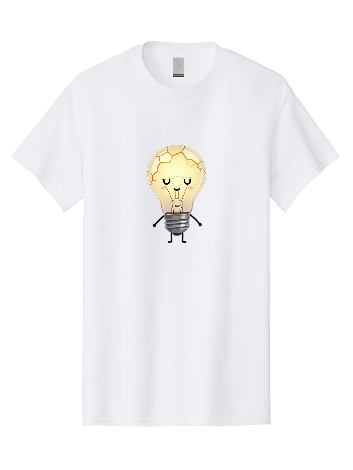 Cracked-Light-Bulb-Character Men'S Graphic Tee, 100% Cotton, Comfortable Casual Summer Wear, Machine Washable, Vintage Camera, Old Camera, Antique Camera, Black Camera, Classic Photography, Photography Equipment, Nostalgic Device, Film Camera, Baf750