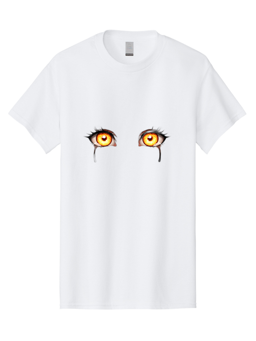 Crying-Eyes-2 Men'S Graphic Tee, 100% Cotton, Comfortable Casual Summer Wear, Machine Washable, Vintage Camera, Old Camera, Antique Camera, Black Camera, Classic Photography, Photography Equipment, Nostalgic Device, Film Camera, Camera Art Baf757