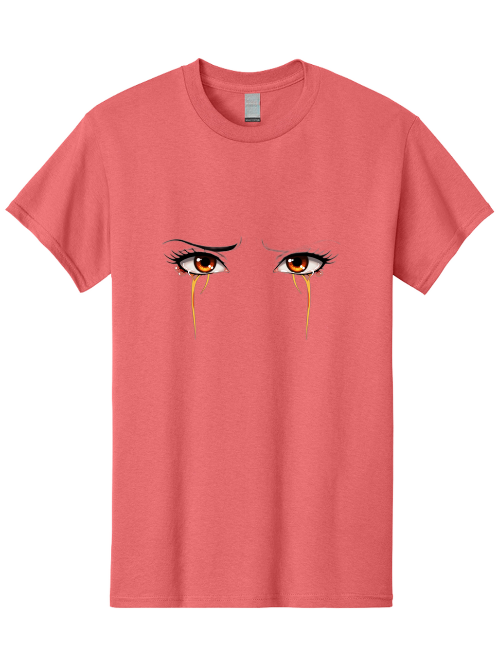 Crying-Eyes-3 Men'S Graphic Tee, 100% Cotton, Comfortable Casual Summer Wear, Machine Washable, Vintage Camera, Old Camera, Antique Camera, Black Camera, Classic Photography, Photography Equipment, Nostalgic Device, Film Camera, Camera Art Baf758