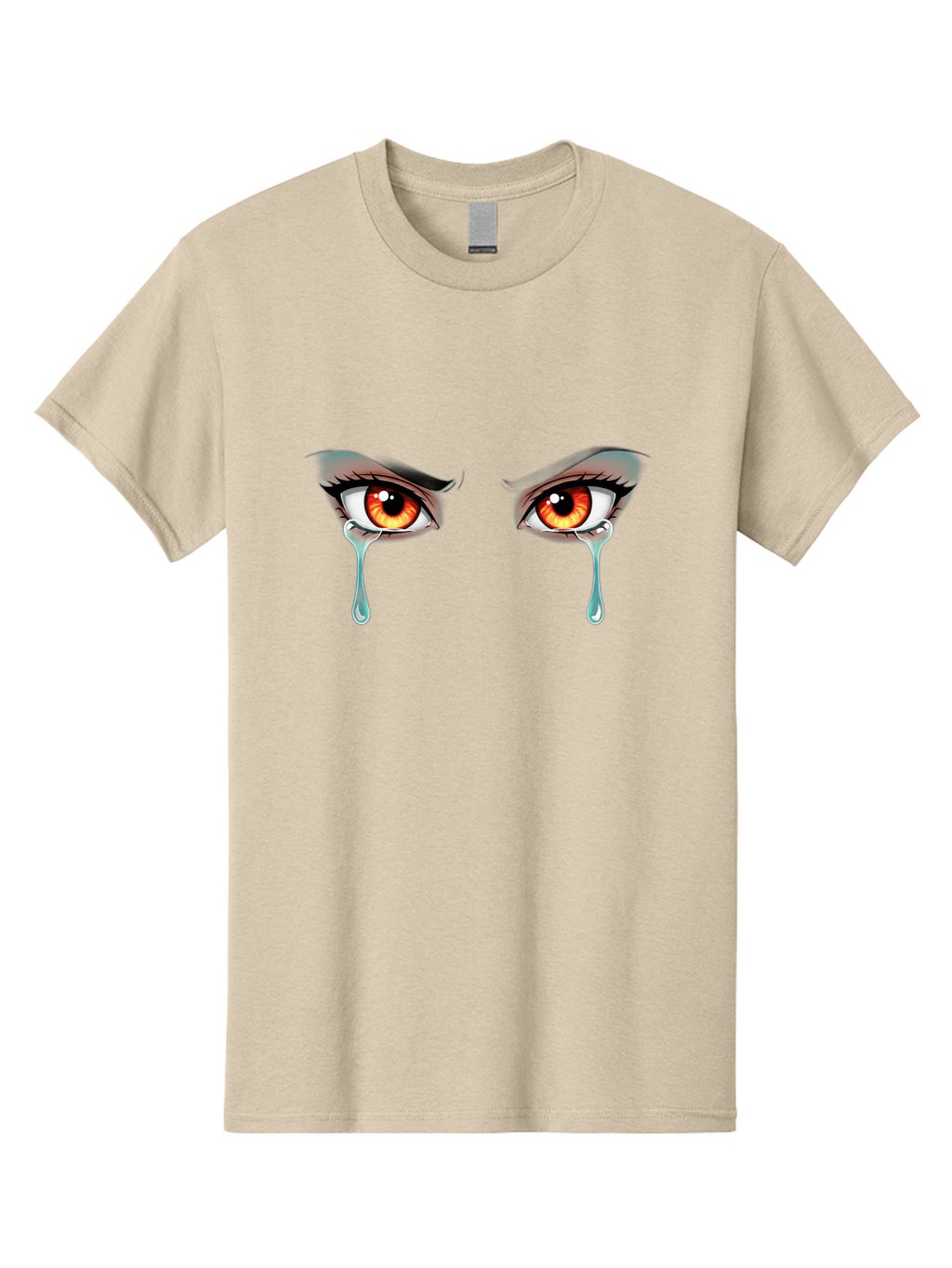 Crying-Eyes-5 Men'S Graphic Tee, 100% Cotton, Comfortable Casual Summer Wear, Machine Washable, Vintage Camera, Old Camera, Antique Camera, Black Camera, Classic Photography, Photography Equipment, Nostalgic Device, Film Camera, Camera Art Baf760