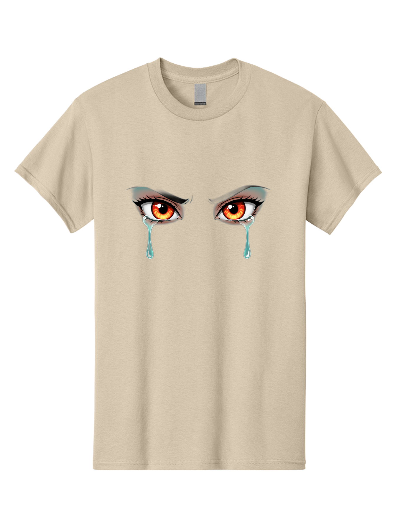 Crying-Eyes-5 Men'S Graphic Tee, 100% Cotton, Comfortable Casual Summer Wear, Machine Washable, Vintage Camera, Old Camera, Antique Camera, Black Camera, Classic Photography, Photography Equipment, Nostalgic Device, Film Camera, Camera Art Baf760