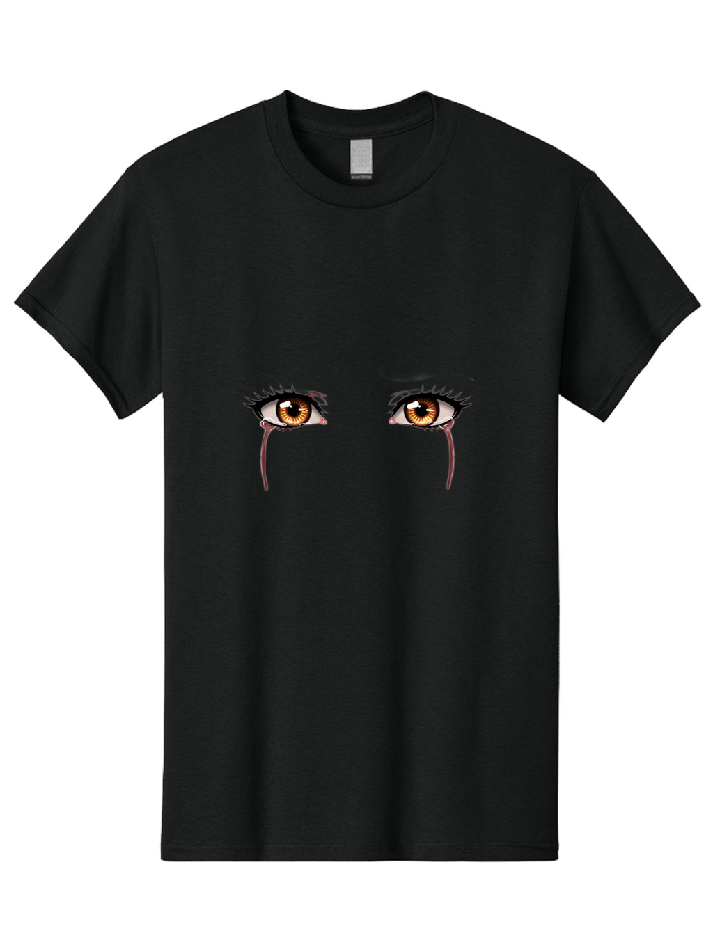Crying-Eyes-6 Men'S Graphic Tee, 100% Cotton, Comfortable Casual Summer Wear, Machine Washable, Vintage Camera, Old Camera, Antique Camera, Black Camera, Classic Photography, Photography Equipment, Nostalgic Device, Film Camera, Camera Art Baf761
