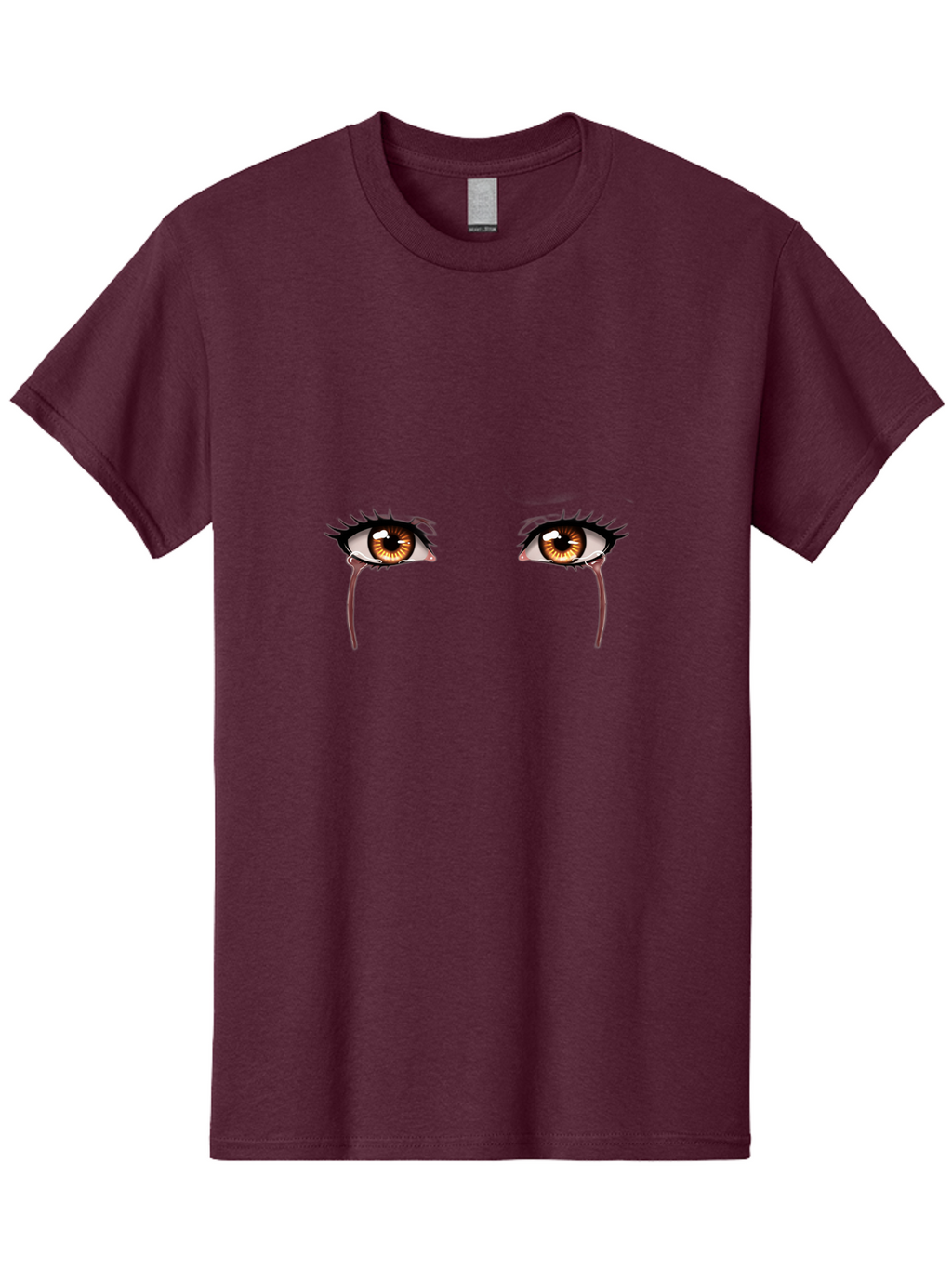 Crying-Eyes-6 Men'S Graphic Tee, 100% Cotton, Comfortable Casual Summer Wear, Machine Washable, Vintage Camera, Old Camera, Antique Camera, Black Camera, Classic Photography, Photography Equipment, Nostalgic Device, Film Camera, Camera Art Baf761