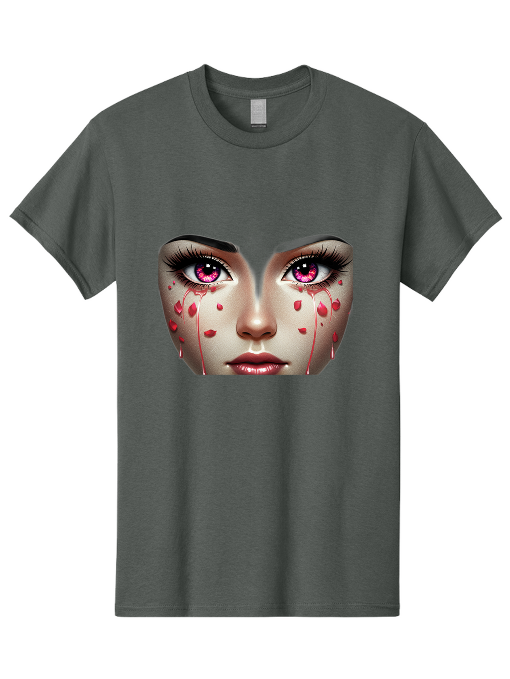 Crying-Eyes-8 Men'S Graphic Tee, 100% Cotton, Comfortable Casual Summer Wear, Machine Washable, Vintage Camera, Old Camera, Antique Camera, Black Camera, Classic Photography, Photography Equipment, Nostalgic Device, Film Camera, Camera Art Baf763