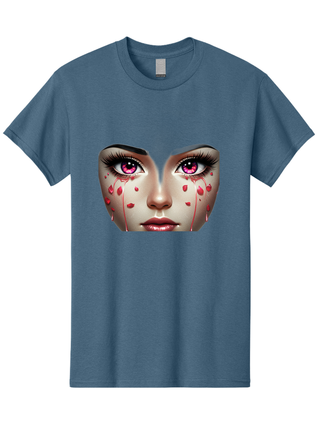 Crying-Eyes-8 Men'S Graphic Tee, 100% Cotton, Comfortable Casual Summer Wear, Machine Washable, Vintage Camera, Old Camera, Antique Camera, Black Camera, Classic Photography, Photography Equipment, Nostalgic Device, Film Camera, Camera Art Baf763