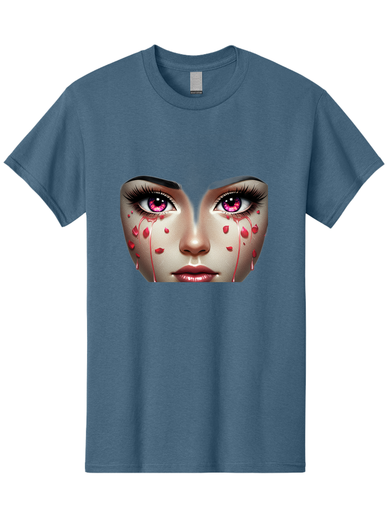 Crying-Eyes-8 Men'S Graphic Tee, 100% Cotton, Comfortable Casual Summer Wear, Machine Washable, Vintage Camera, Old Camera, Antique Camera, Black Camera, Classic Photography, Photography Equipment, Nostalgic Device, Film Camera, Camera Art Baf763