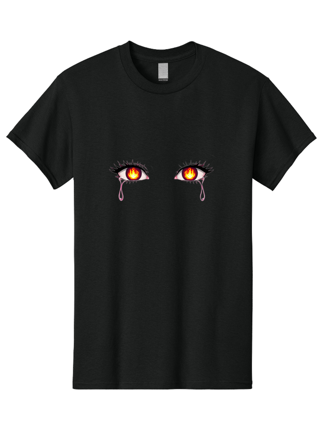 Crying-Eyes-With-Fiery-Iris Men'S Graphic Tee, 100% Cotton, Comfortable Casual Summer Wear, Machine Washable, Vintage Camera, Old Camera, Antique Camera, Black Camera, Classic Photography, Photography Equipment, Nostalgic Device, Film Camera, Baf765