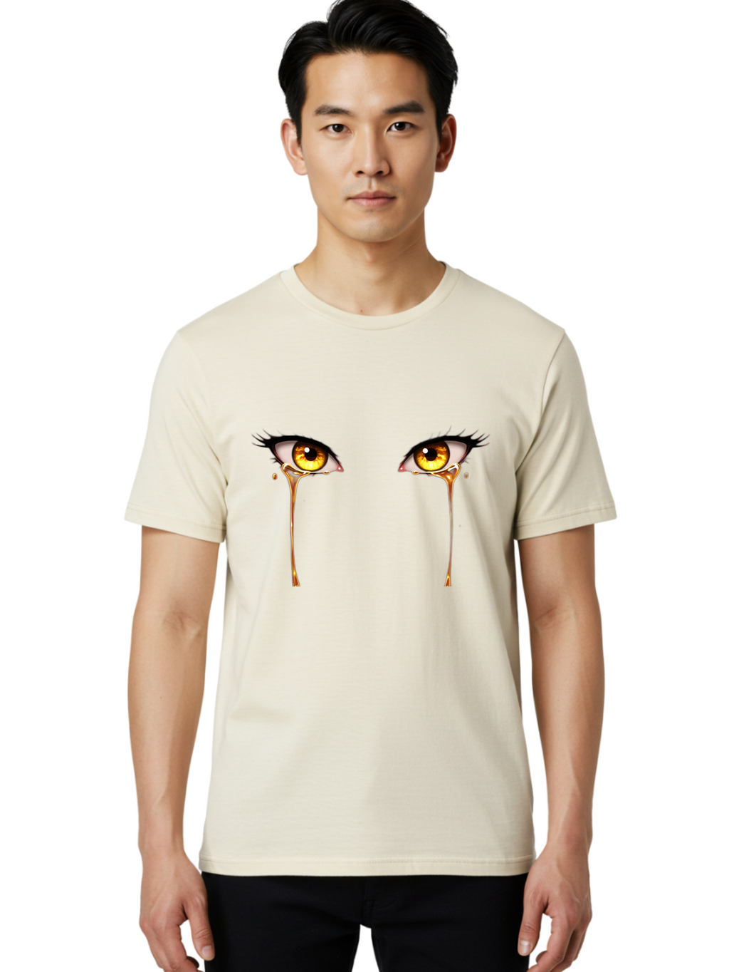 Crying-Eyes Men'S Graphic Tee, 100% Cotton, Comfortable Casual Summer Wear, Machine Washable, Vintage Camera, Old Camera, Antique Camera, Black Camera, Classic Photography, Photography Equipment, Nostalgic Device, Film Camera, Camera Art Baf769