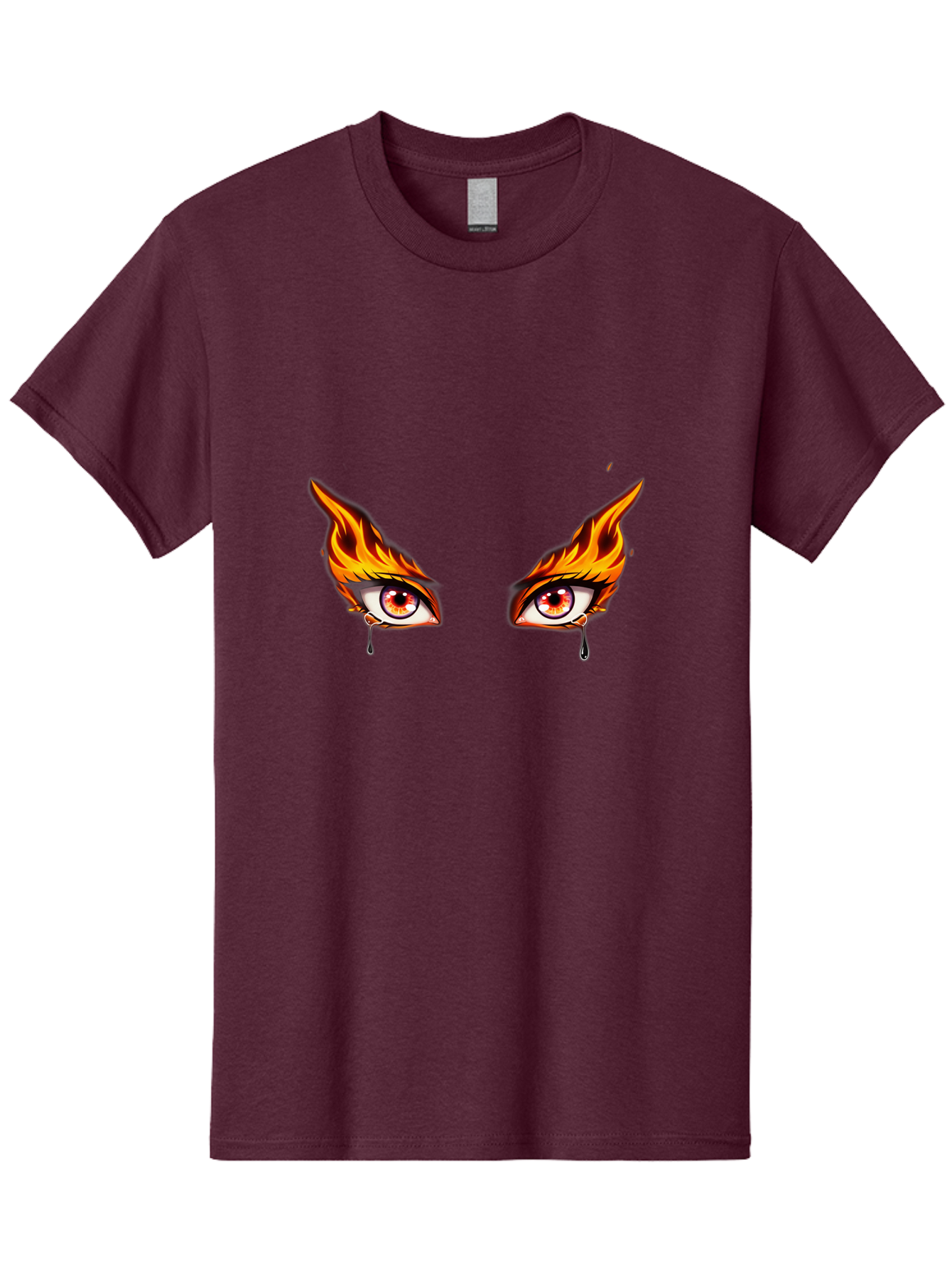 Crying-Flaming-Eyes Men'S Graphic Tee, 100% Cotton, Comfortable Casual Summer Wear, Machine Washable, Vintage Camera, Old Camera, Antique Camera, Black Camera, Classic Photography, Photography Equipment, Nostalgic Device, Film Camera, Baf770