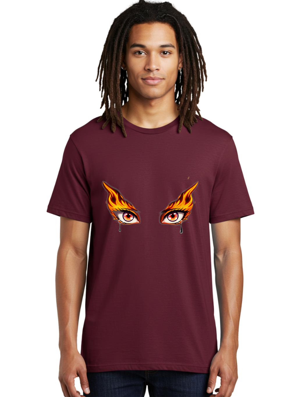 Crying-Flaming-Eyes Men'S Graphic Tee, 100% Cotton, Comfortable Casual Summer Wear, Machine Washable, Vintage Camera, Old Camera, Antique Camera, Black Camera, Classic Photography, Photography Equipment, Nostalgic Device, Film Camera, Baf770