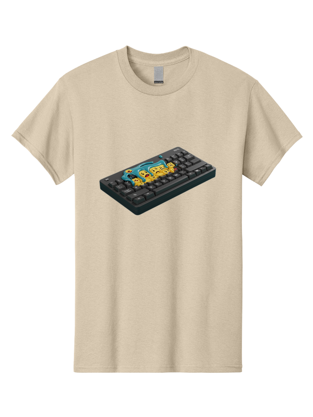 Crying-Laughing-Emojis-On-Keyboard Men'S Graphic Tee, 100% Cotton, Comfortable Casual Summer Wear, Machine Washable, Vintage Camera, Old Camera, Antique Camera, Black Camera, Classic Photography, Photography Equipment, Nostalgic Device, Baf771