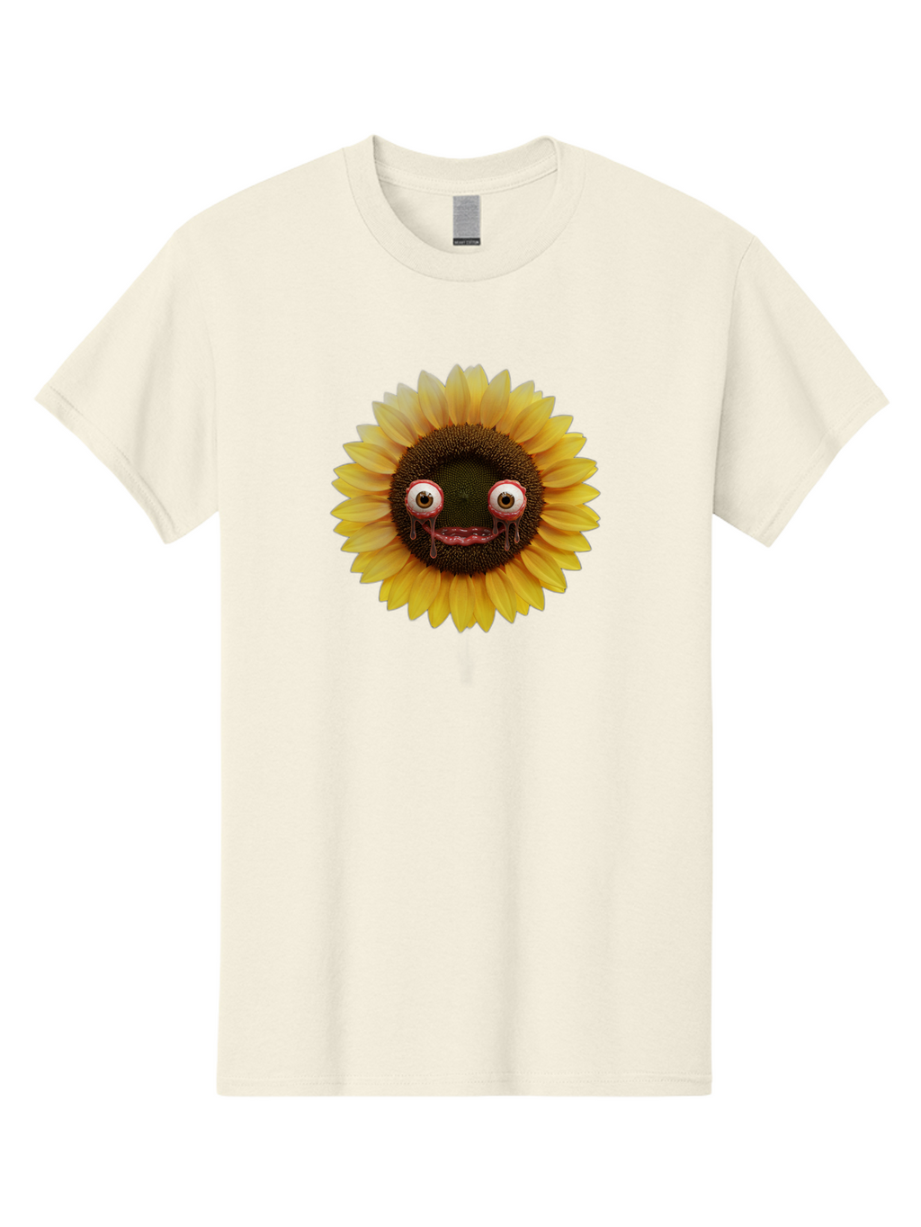 Crying-Sunflower-1 Men'S Graphic Tee, 100% Cotton, Comfortable Casual Summer Wear, Machine Washable, Vintage Camera, Old Camera, Antique Camera, Black Camera, Classic Photography, Photography Equipment, Nostalgic Device, Film Camera, Baf772