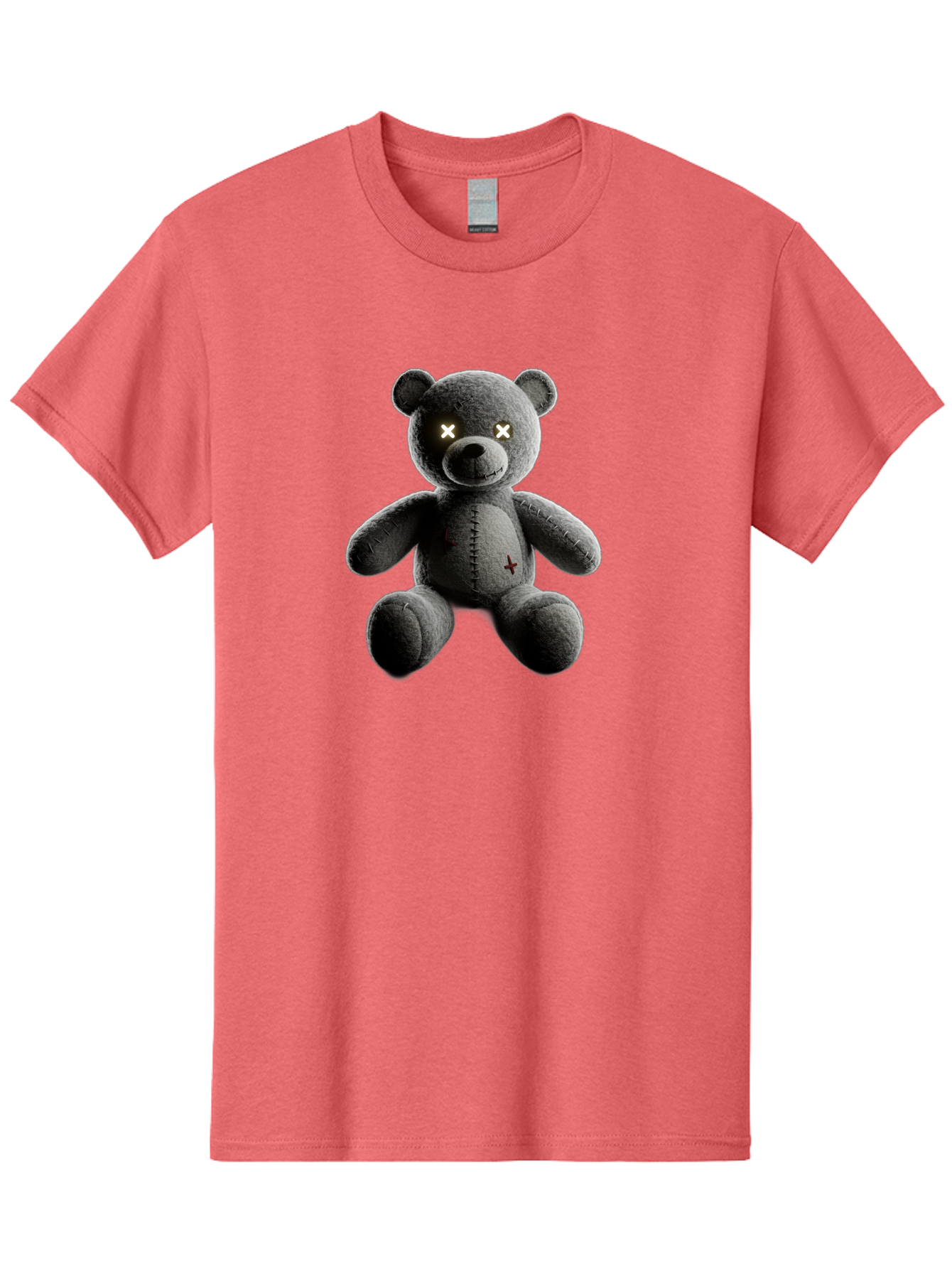Cursed-Black-Teddy-Bear Men'S Graphic Tee, 100% Cotton, Comfortable Casual Summer Wear, Machine Washable, Vintage Camera, Old Camera, Antique Camera, Black Camera, Classic Photography, Photography Equipment, Nostalgic Device, Film Camera, Baf774