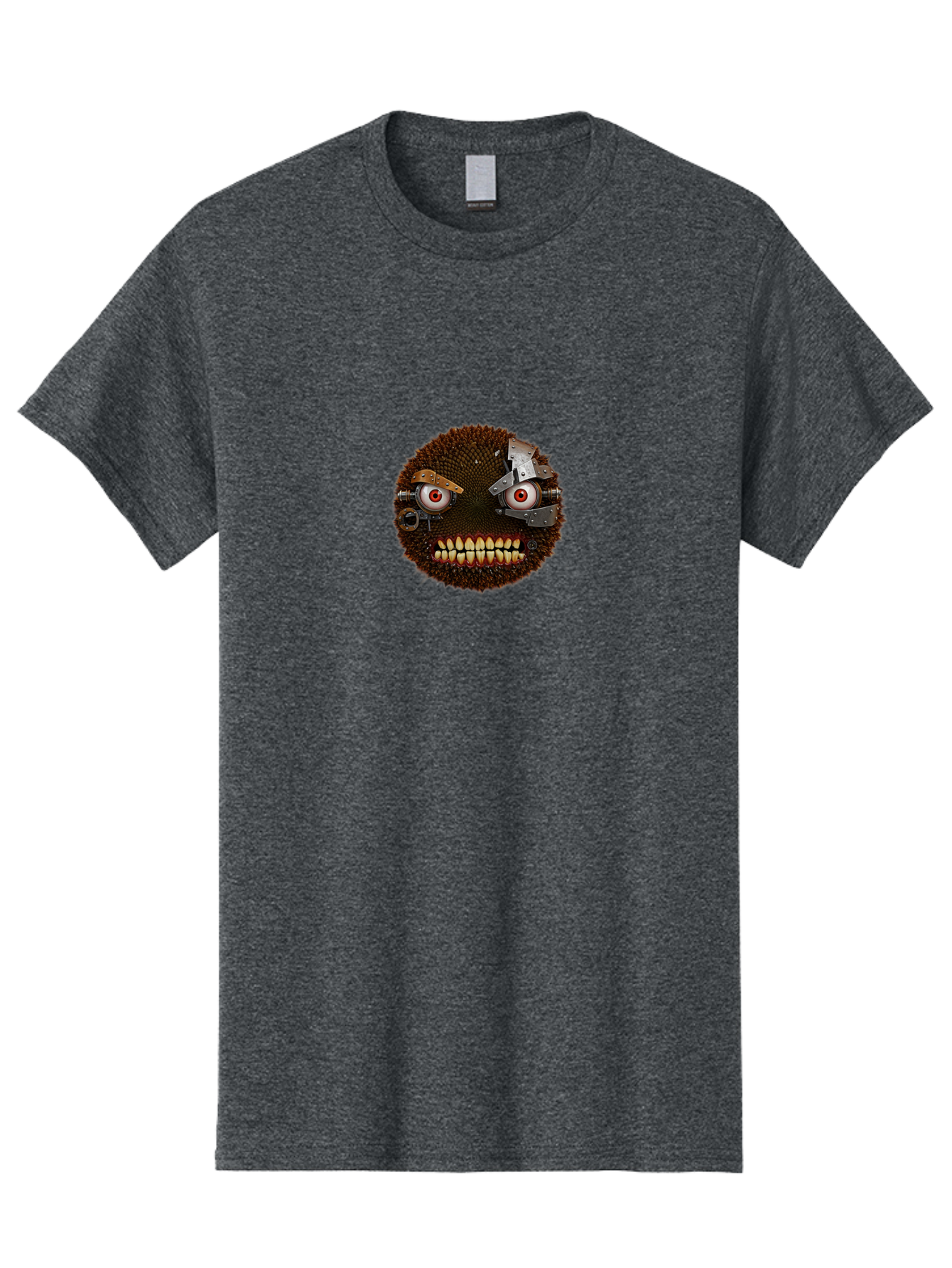 Cyborg-Face Men'S Graphic Tee, 100% Cotton, Comfortable Casual Summer Wear, Machine Washable, Vintage Camera, Old Camera, Antique Camera, Black Camera, Classic Photography, Photography Equipment, Nostalgic Device, Film Camera, Camera Art Baf776