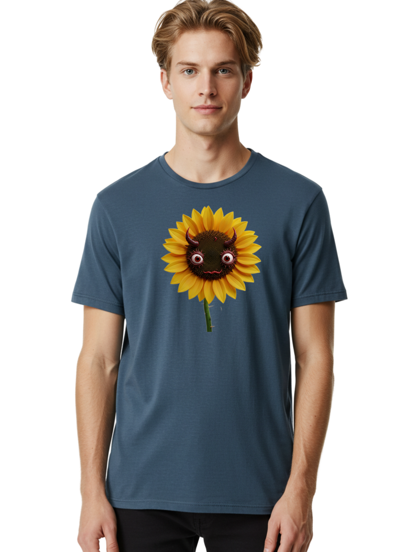 Demonic-Sunflower Men'S Graphic Tee, 100% Cotton, Comfortable Casual Summer Wear, Machine Washable, Vintage Camera, Old Camera, Antique Camera, Black Camera, Classic Photography, Photography Equipment, Nostalgic Device, Film Camera, Camera Art Baf780