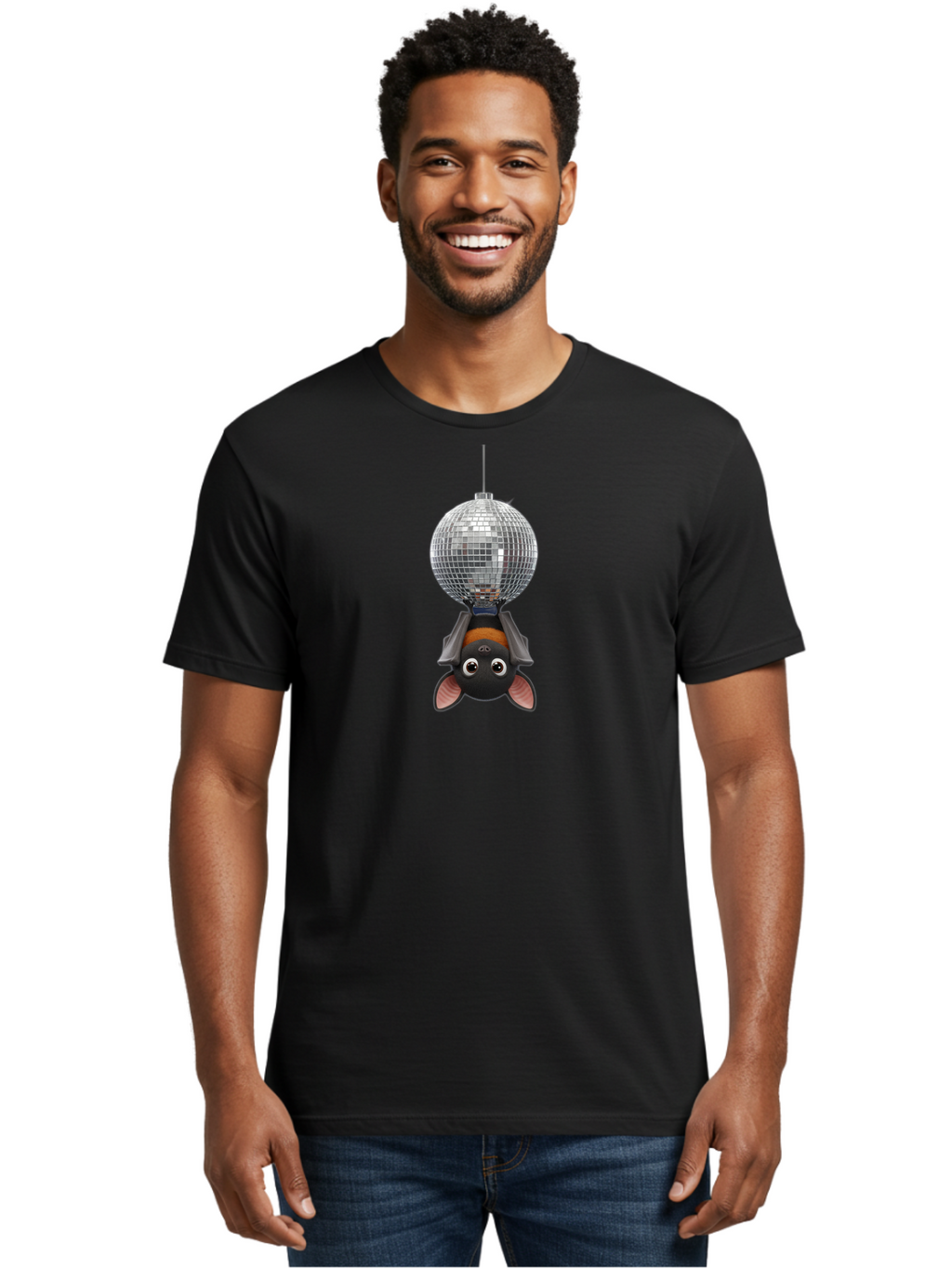 Disco-Bat-10 Men'S Graphic Tee, 100% Cotton, Comfortable Casual Summer Wear, Machine Washable, Vintage Camera, Old Camera, Antique Camera, Black Camera, Classic Photography, Photography Equipment, Nostalgic Device, Film Camera, Camera Art Baf785