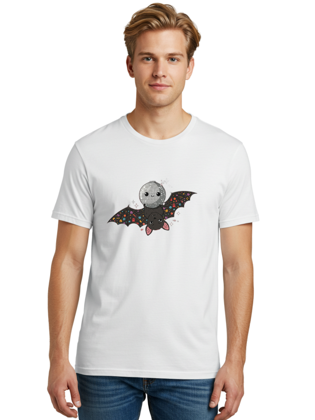 Disco-Bat-11 Men'S Graphic Tee, 100% Cotton, Comfortable Casual Summer Wear, Machine Washable, Vintage Camera, Old Camera, Antique Camera, Black Camera, Classic Photography, Photography Equipment, Nostalgic Device, Film Camera, Camera Art Baf786