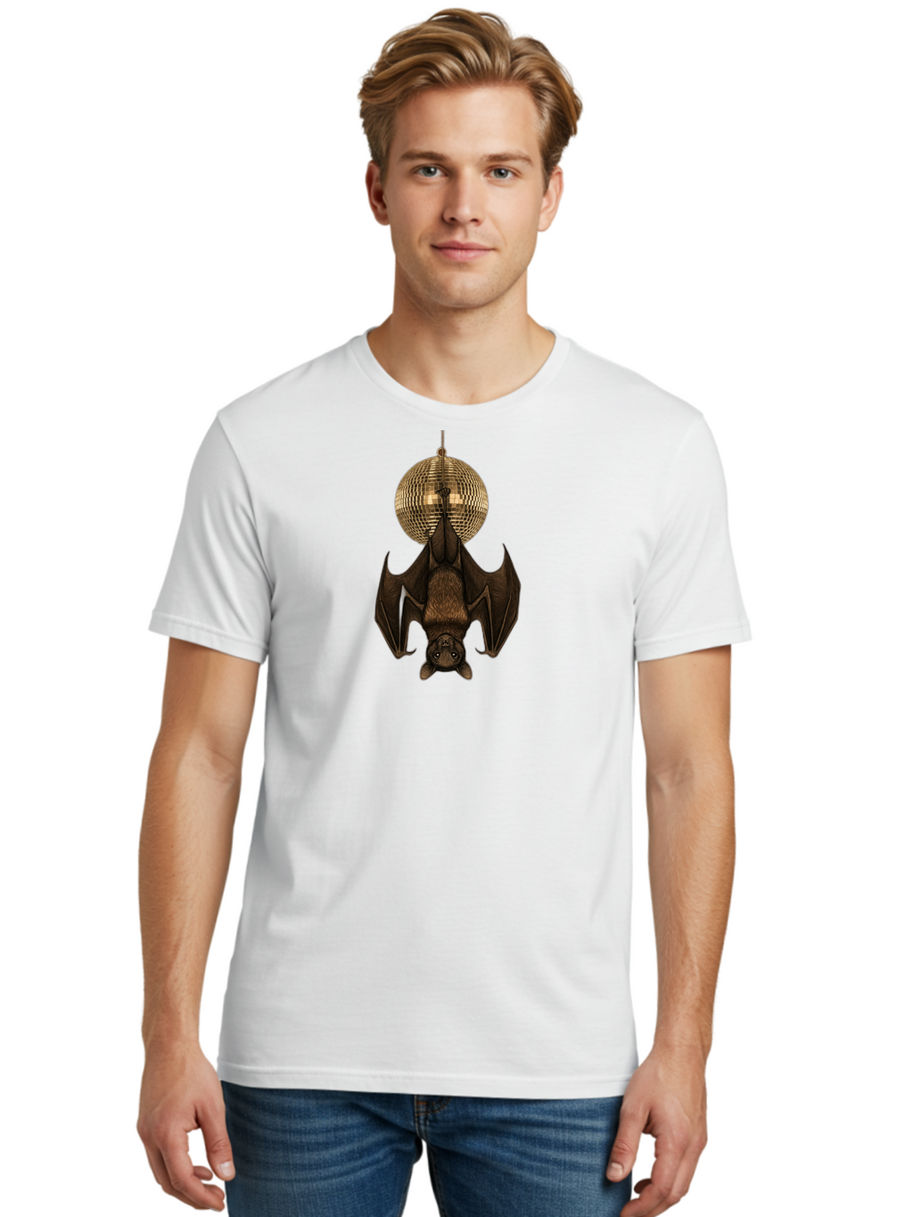 Disco-Bat-12 Men'S Graphic Tee, 100% Cotton, Comfortable Casual Summer Wear, Machine Washable, Vintage Camera, Old Camera, Antique Camera, Black Camera, Classic Photography, Photography Equipment, Nostalgic Device, Film Camera, Camera Art Baf787